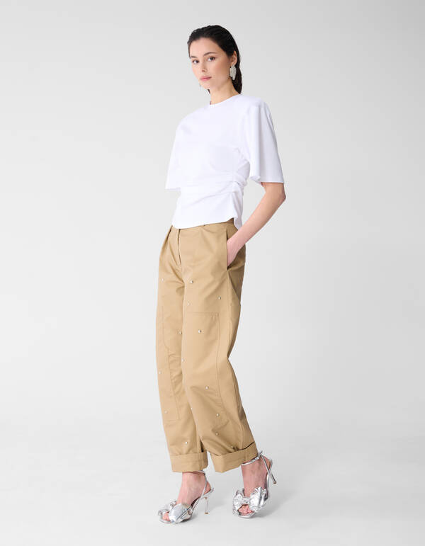 Waisted T-shirt Wit SHOEBY WOMEN