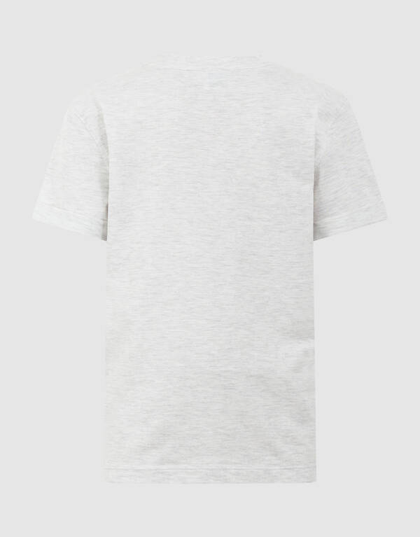 Offline Mood Artwork T-shirt Lichtgrijs SHOEBY GIRLS
