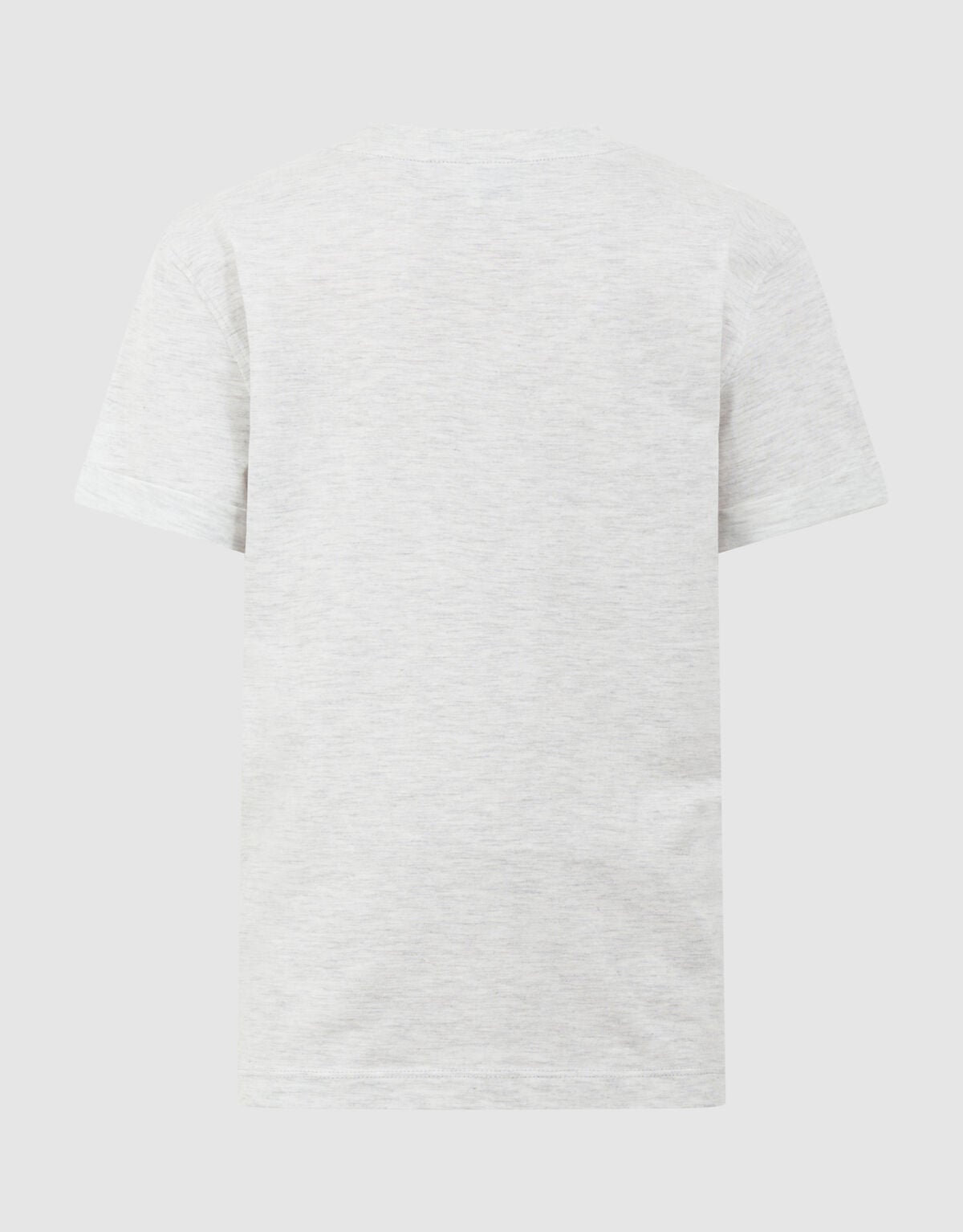 Offline Mood Artwork T-shirt Lichtgrijs SHOEBY GIRLS