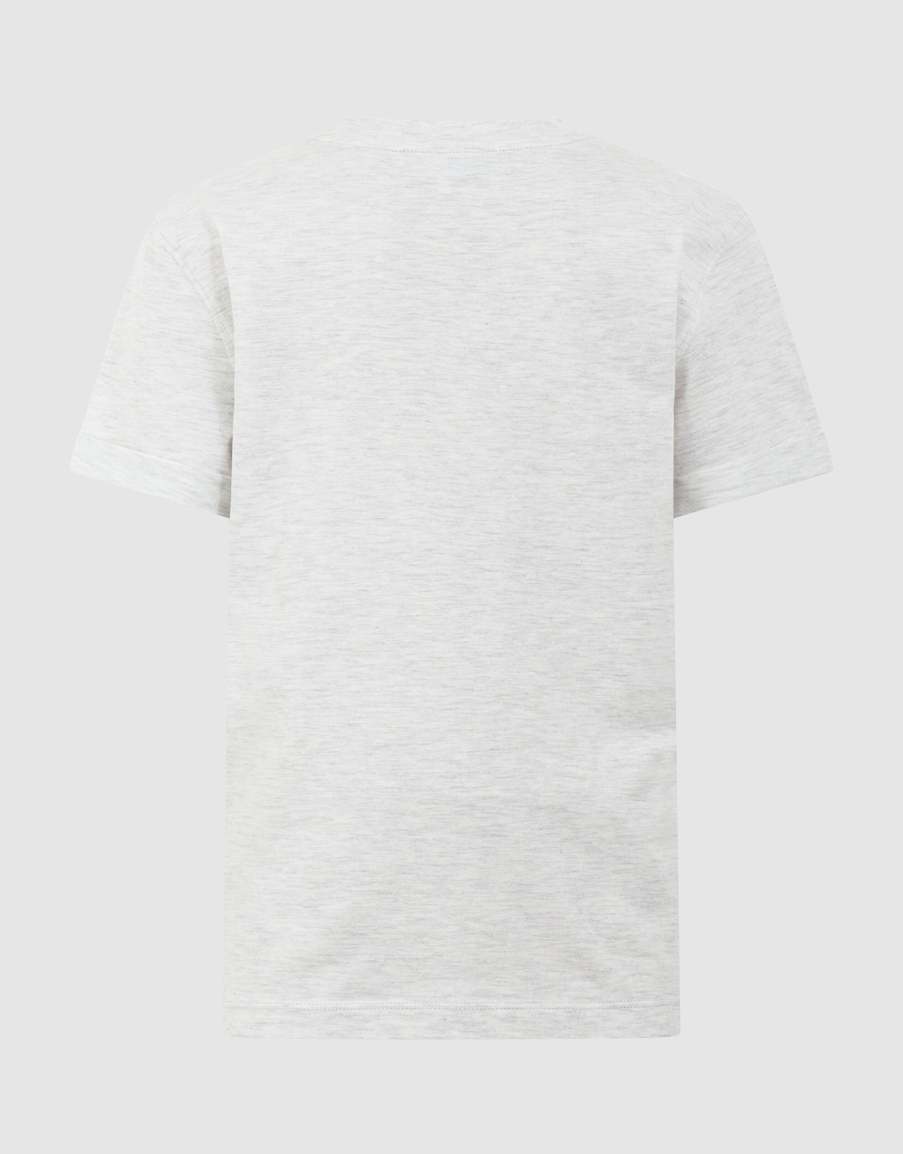 Offline Mood Artwork T-shirt Lichtgrijs SHOEBY GIRLS
