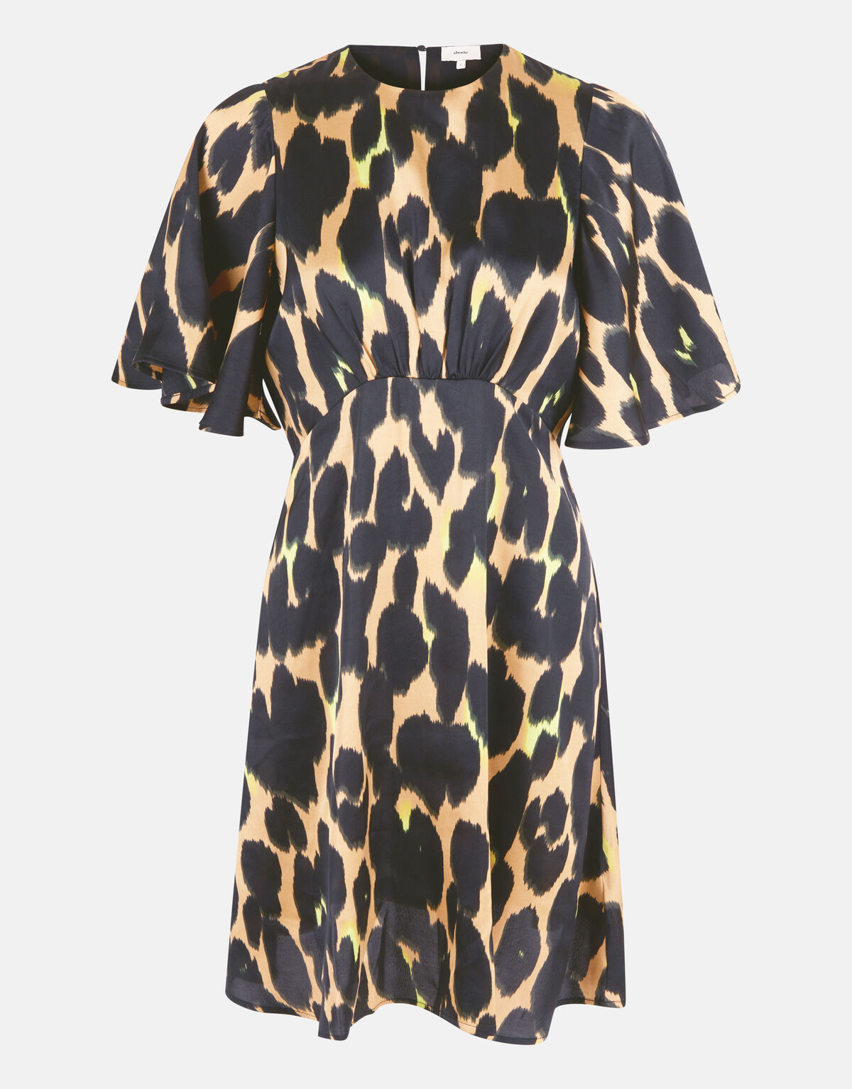 Leopard Midi Jurk Bruin SHOEBY WOMEN