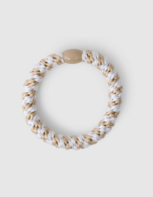 Lurex Haarelastiek Beige SHOEBY ACCESSOIRES