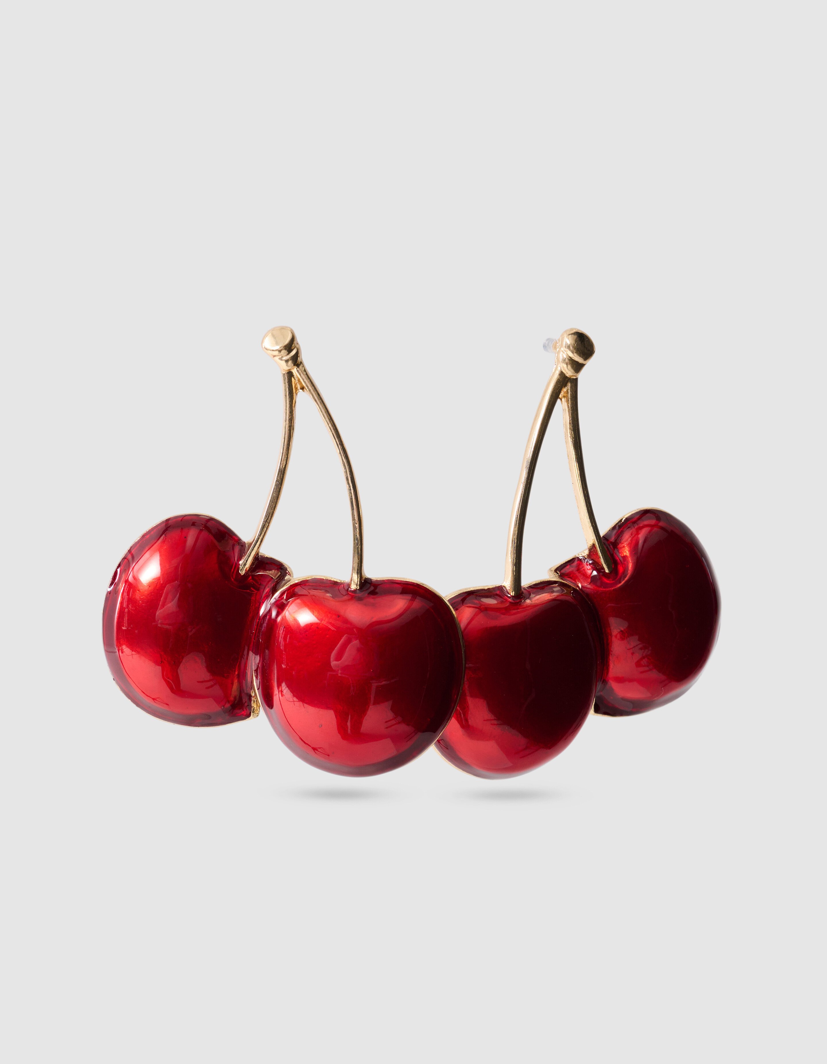 Big Cherry Oorbellen Rood SHOEBY ACCESSOIRES