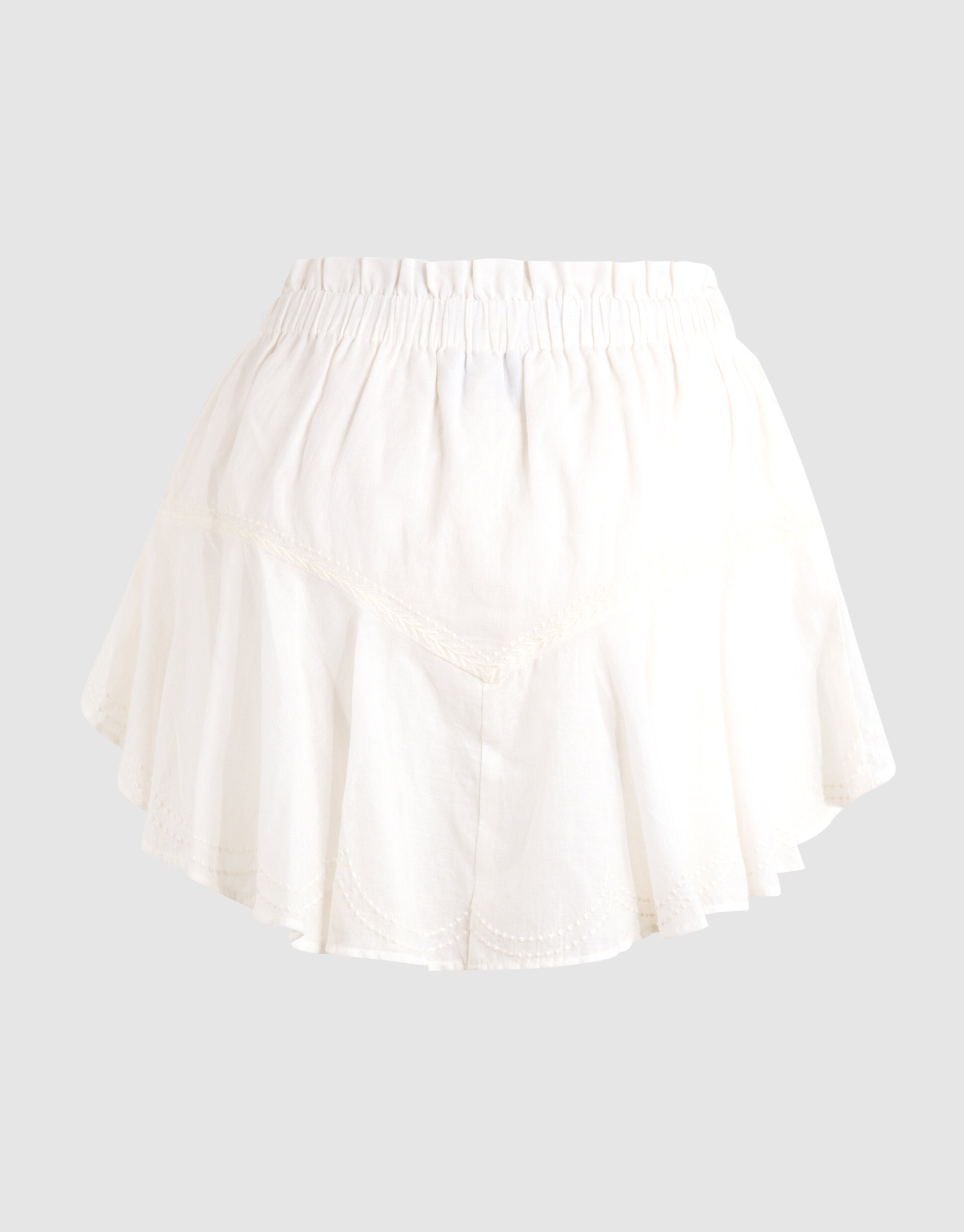 Ruffle Skort Wit SHOEBY WOMEN