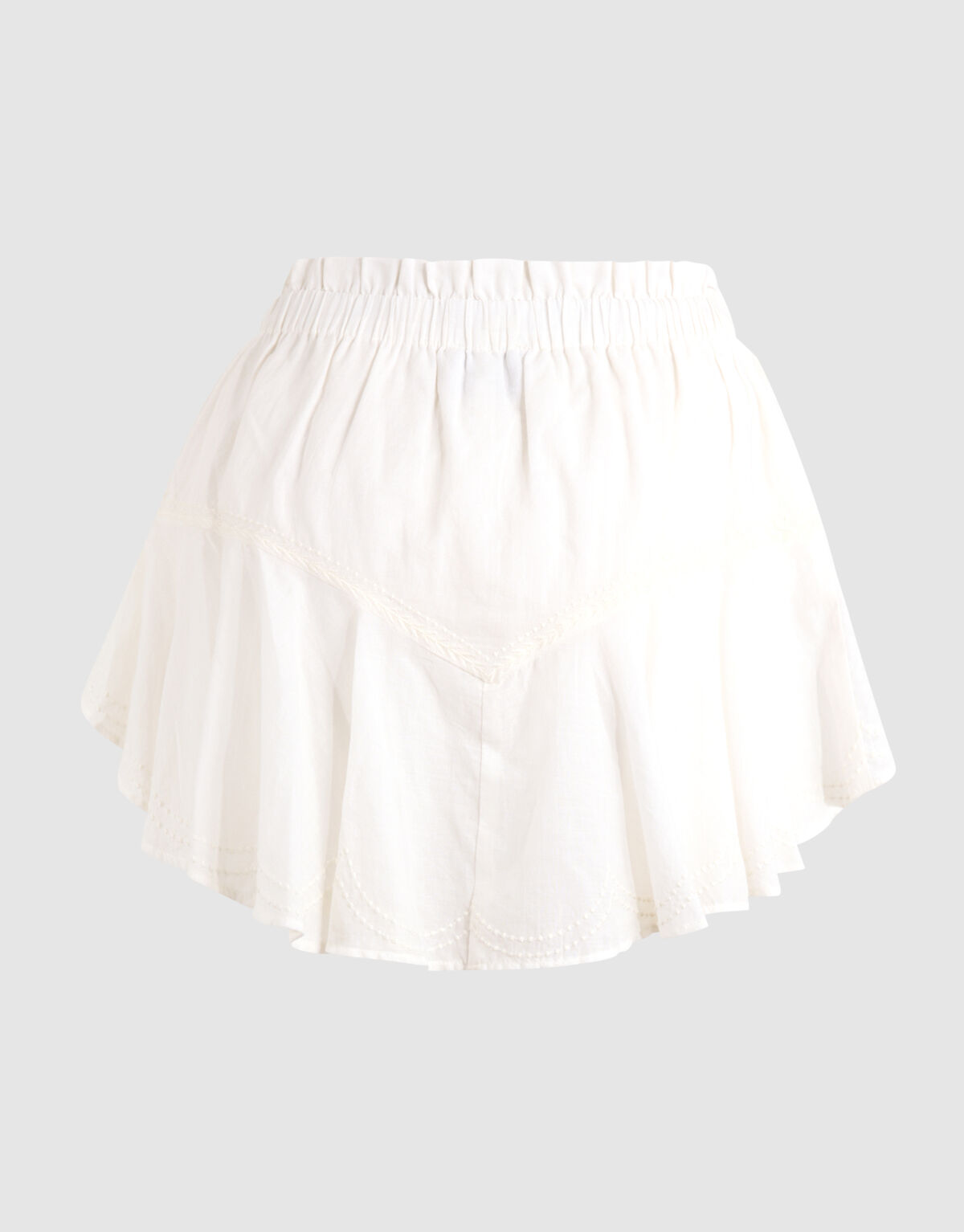 Ruffle Skort Wit SHOEBY WOMEN