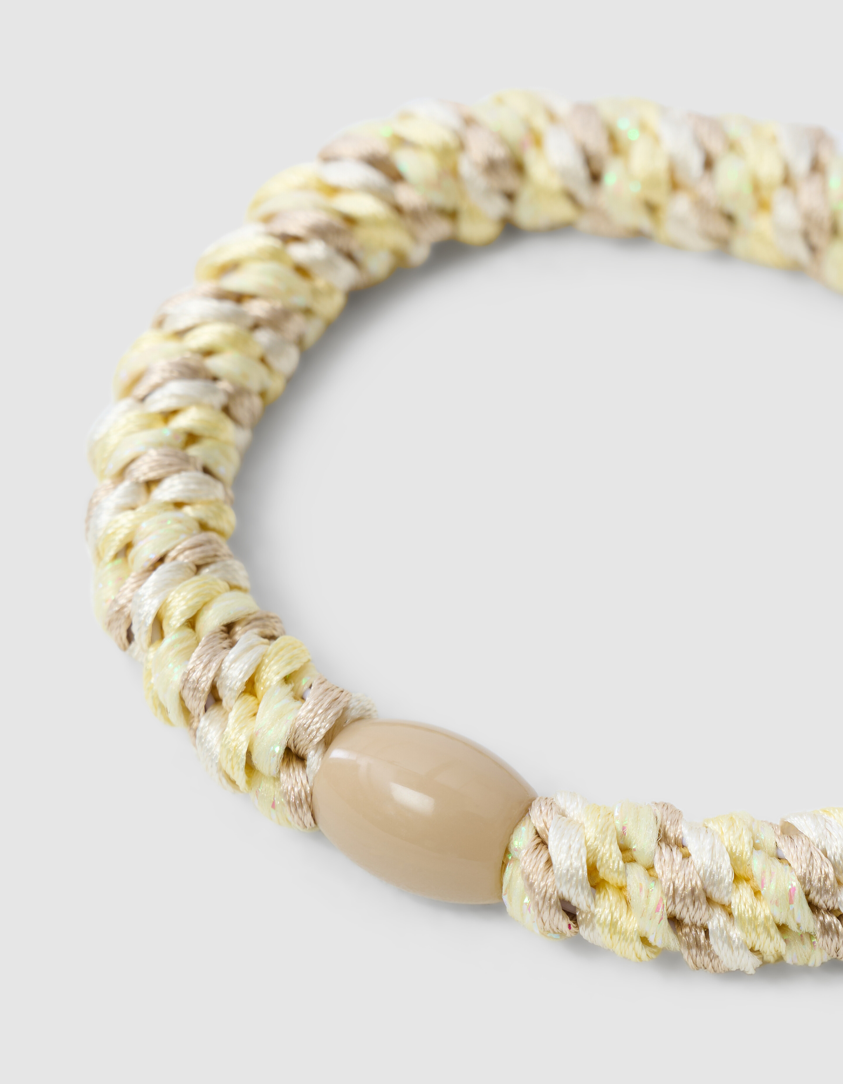 Lurex Haarelastiek Lichtgeel SHOEBY ACCESSOIRES