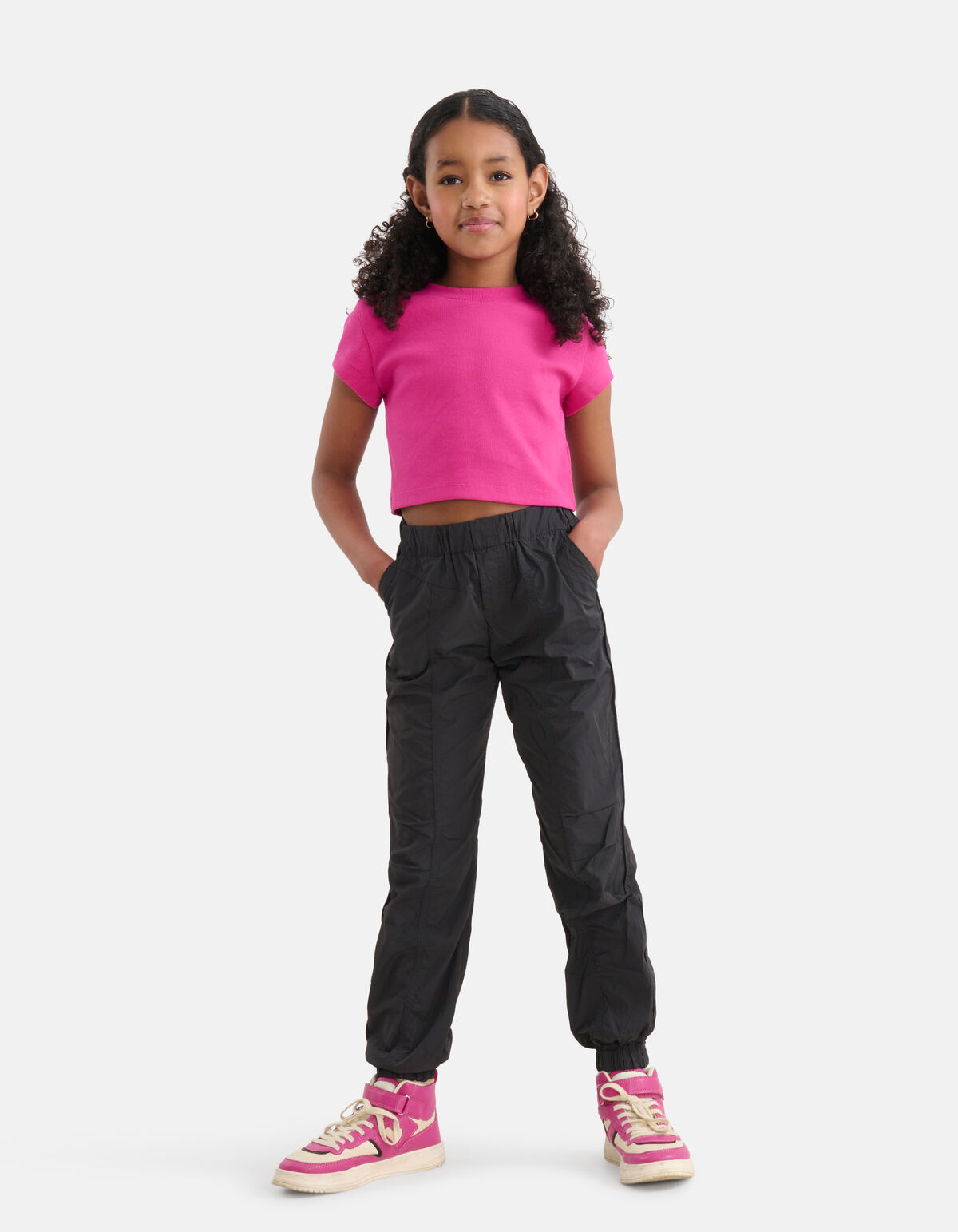 Parachute Broek Zwart SHOEBY GIRLS