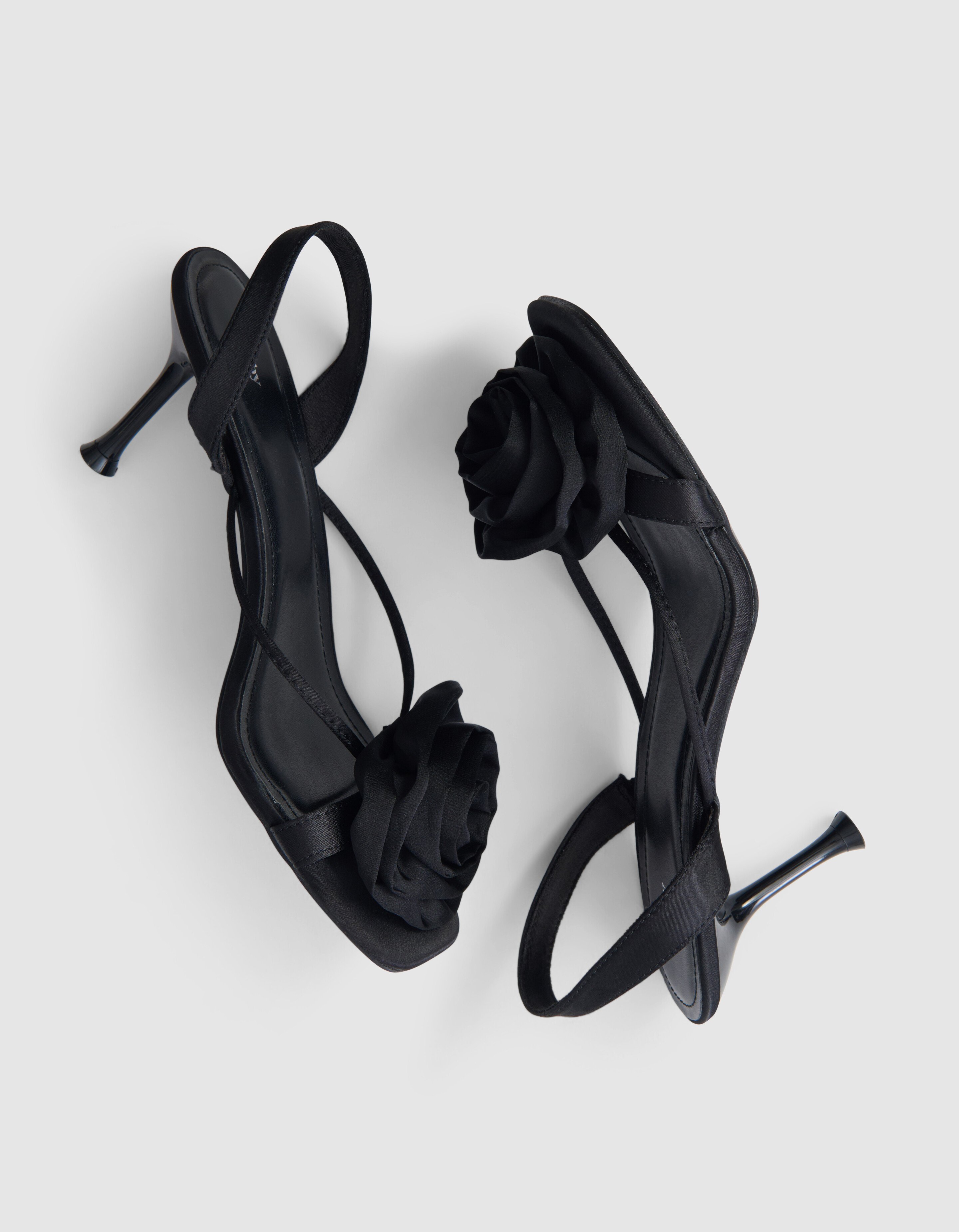 Bloem Hakken Zwart SHOEBY SHOES