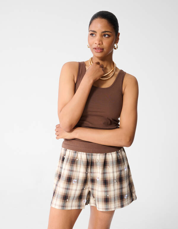 Basis Tanktop Lichtbruin SHOEBY WOMEN