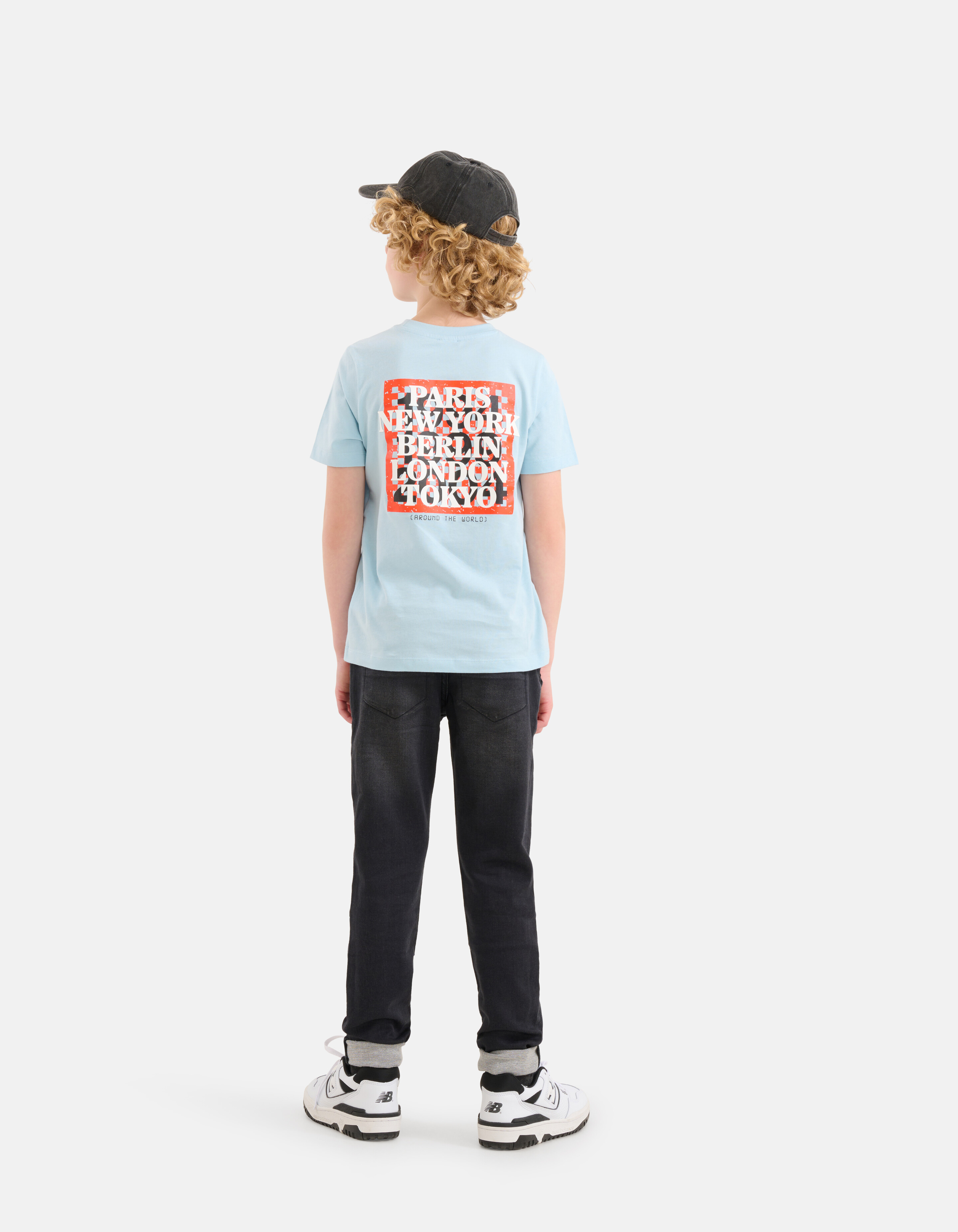 Jogger Jeans Donkergrijs SHOEBY BOYS