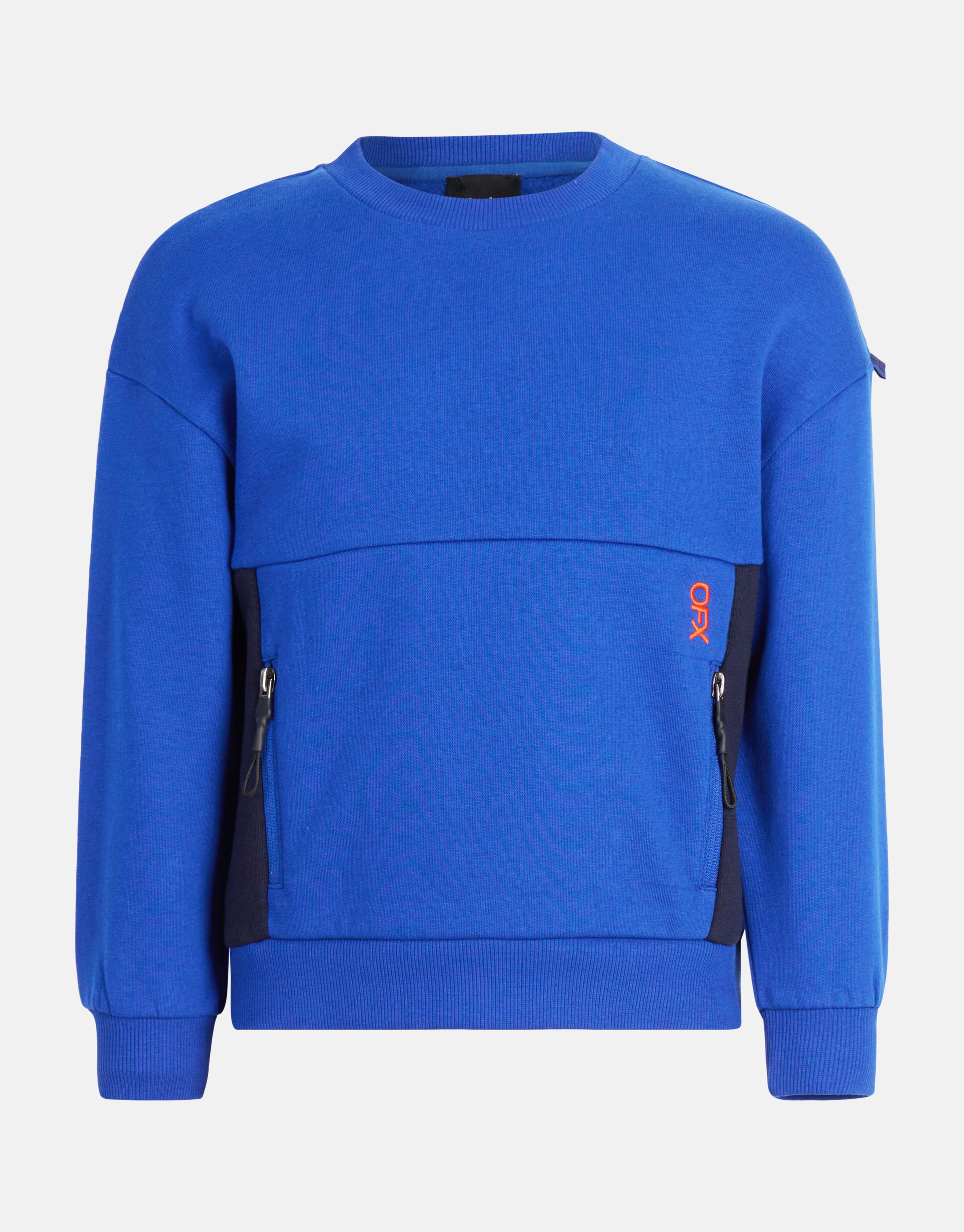 Zipper Sweater Blauw SHOEBY BOYS