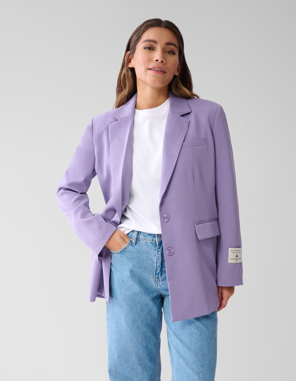 City Label Blazer Paars SHOEBY WOMEN
