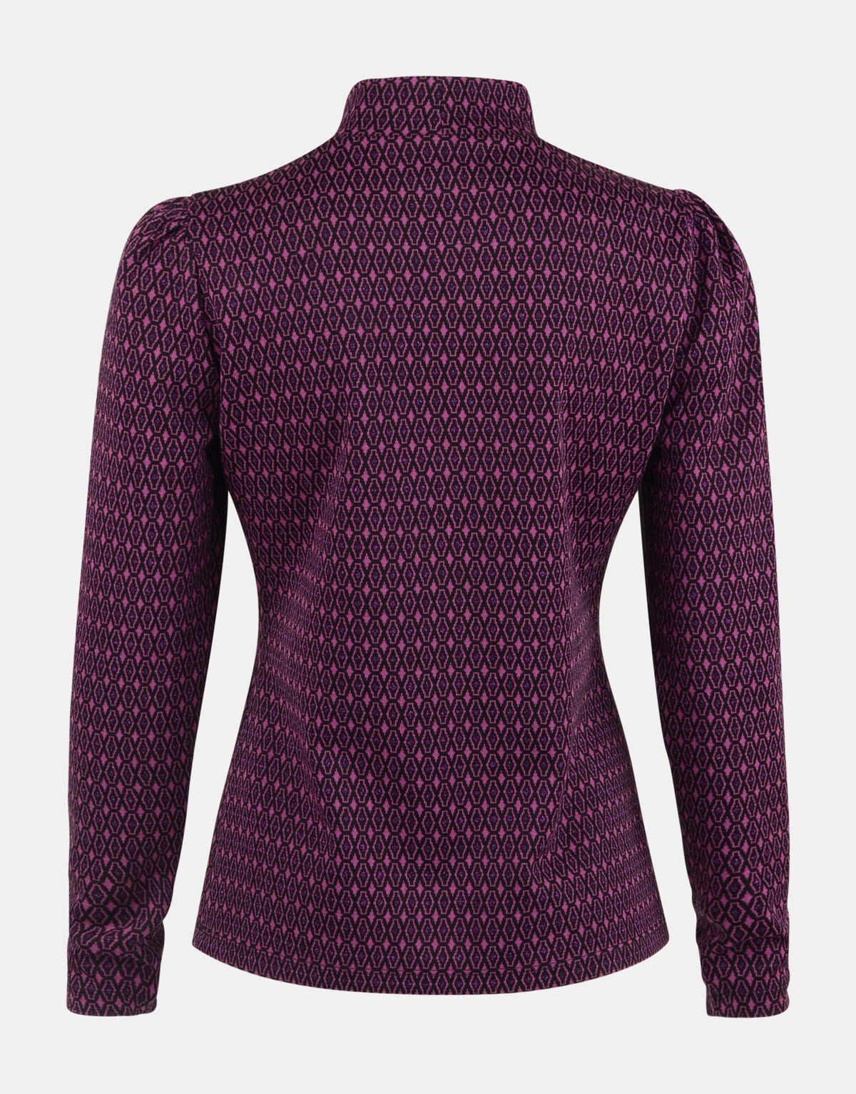 Retro Print Top Paars EKSEPT