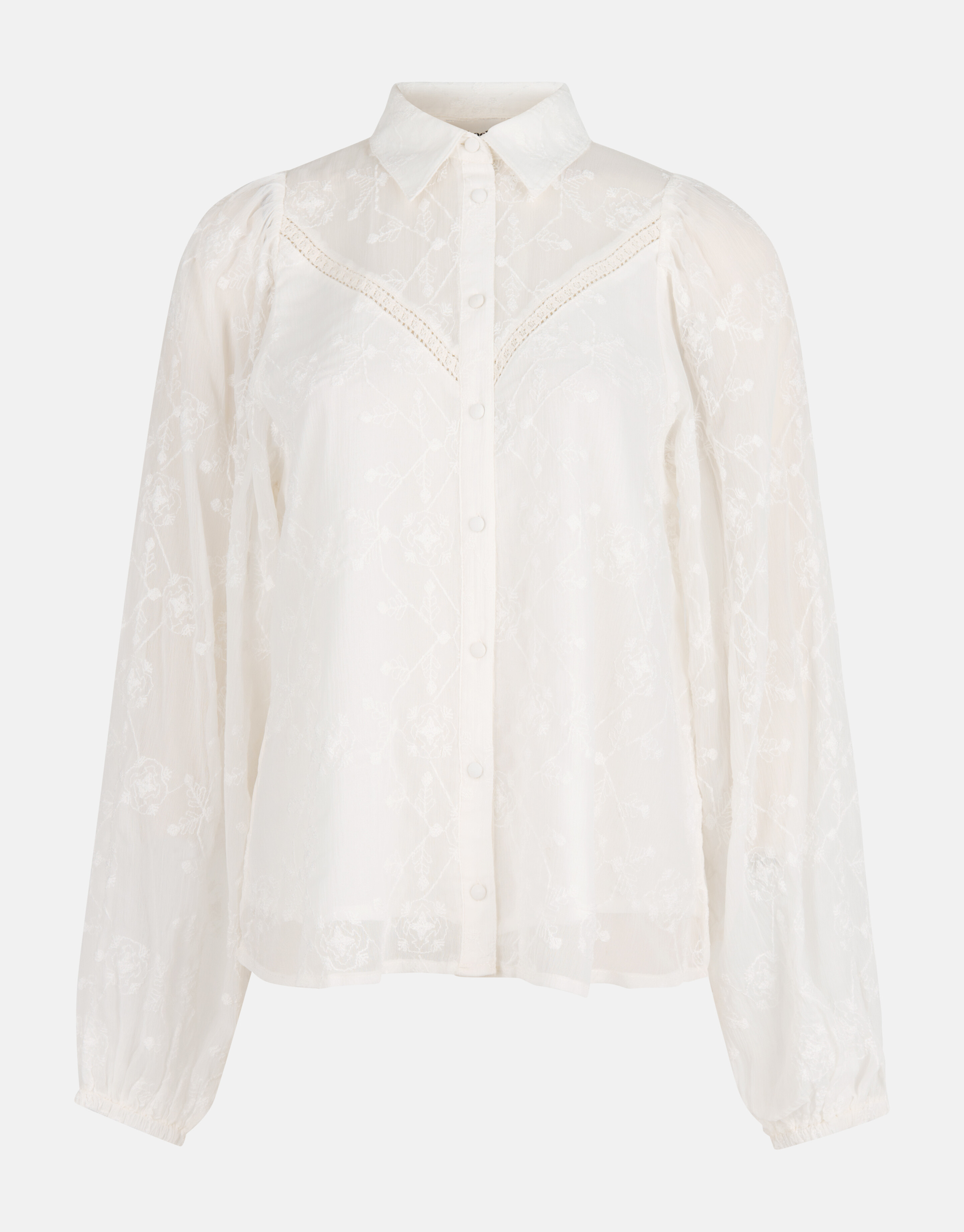 Geborduurde Blouse Gebroken wit SHOEBY WOMEN