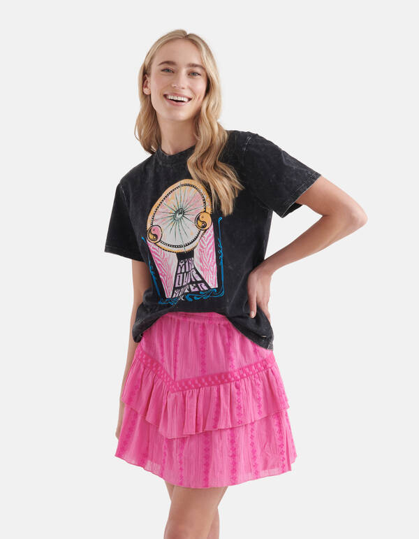 Artwork T-shirt Donkergrijs By Nicolette SHOEBY WOMEN