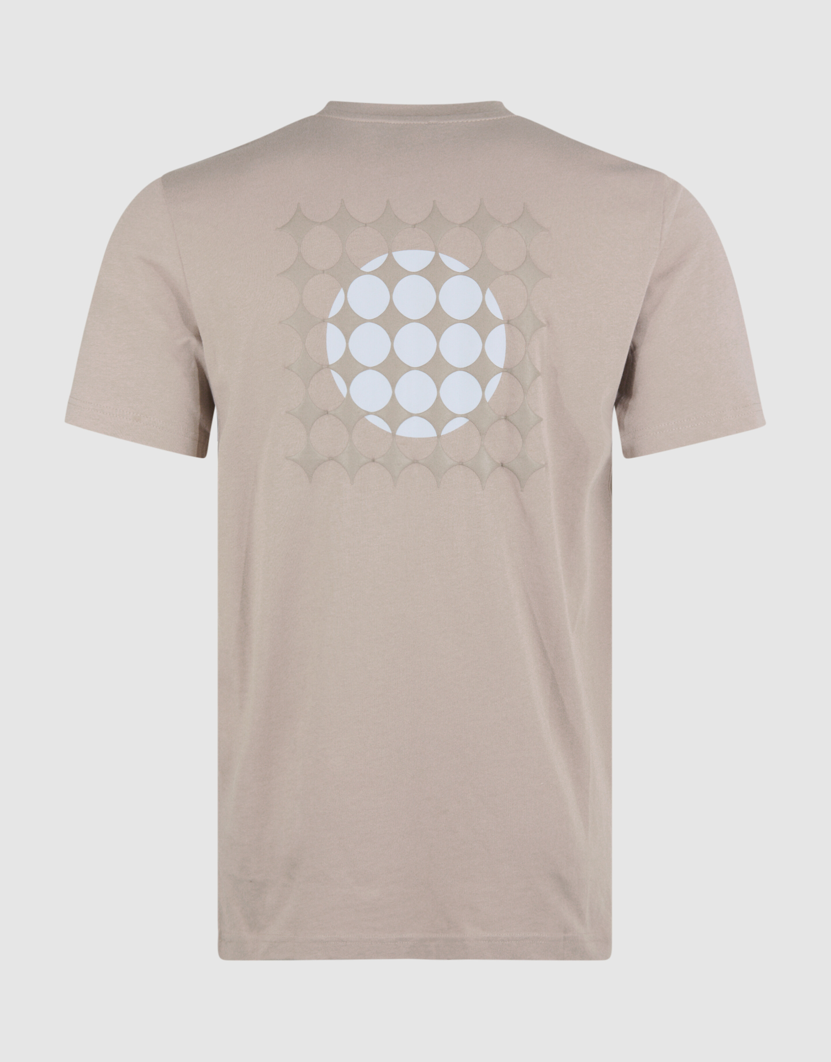 Fading Circle Artwork T-shirt Lichtbruin SHOEBY MEN