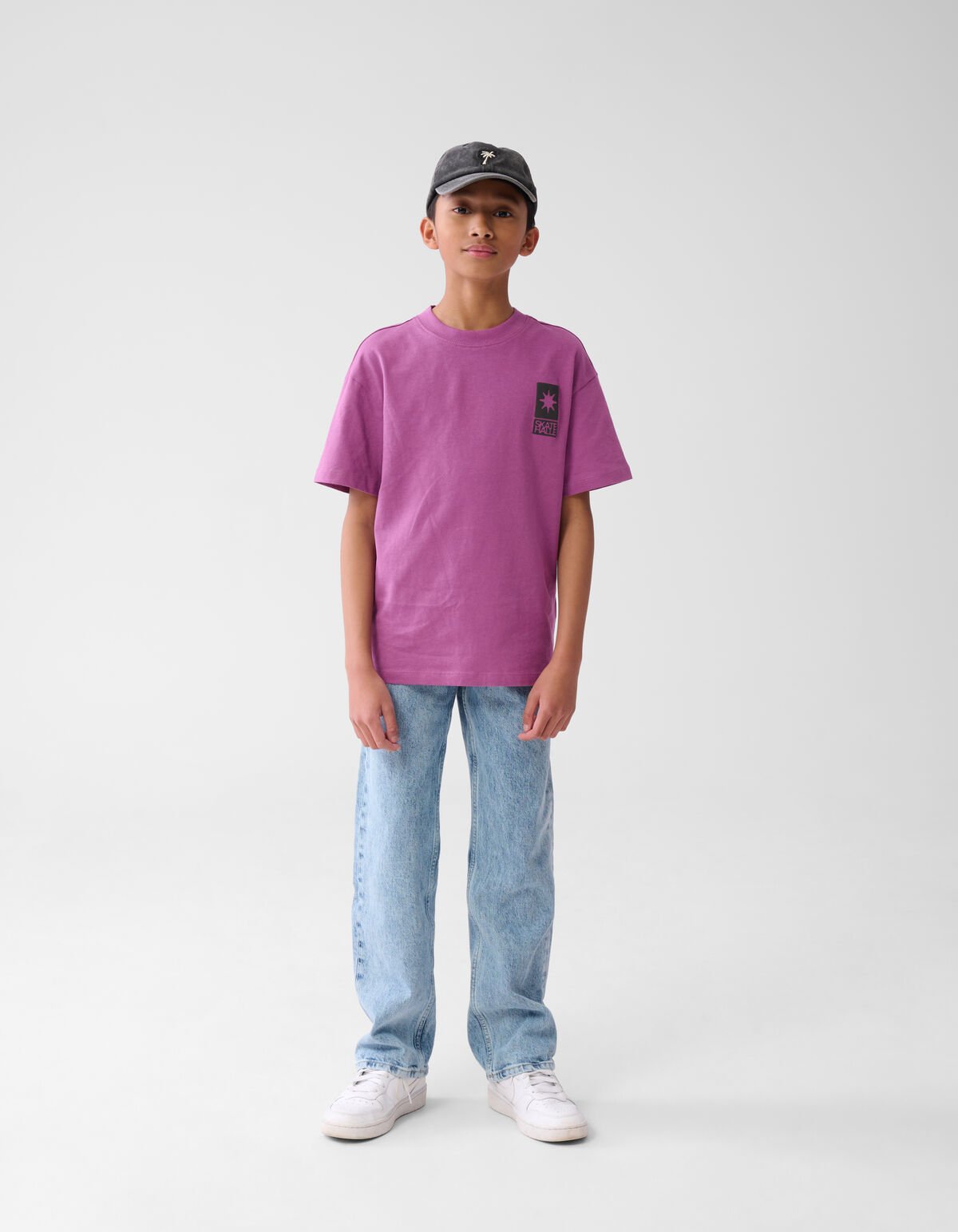 Artwork T-shirt Paars SHOEBY BOYS