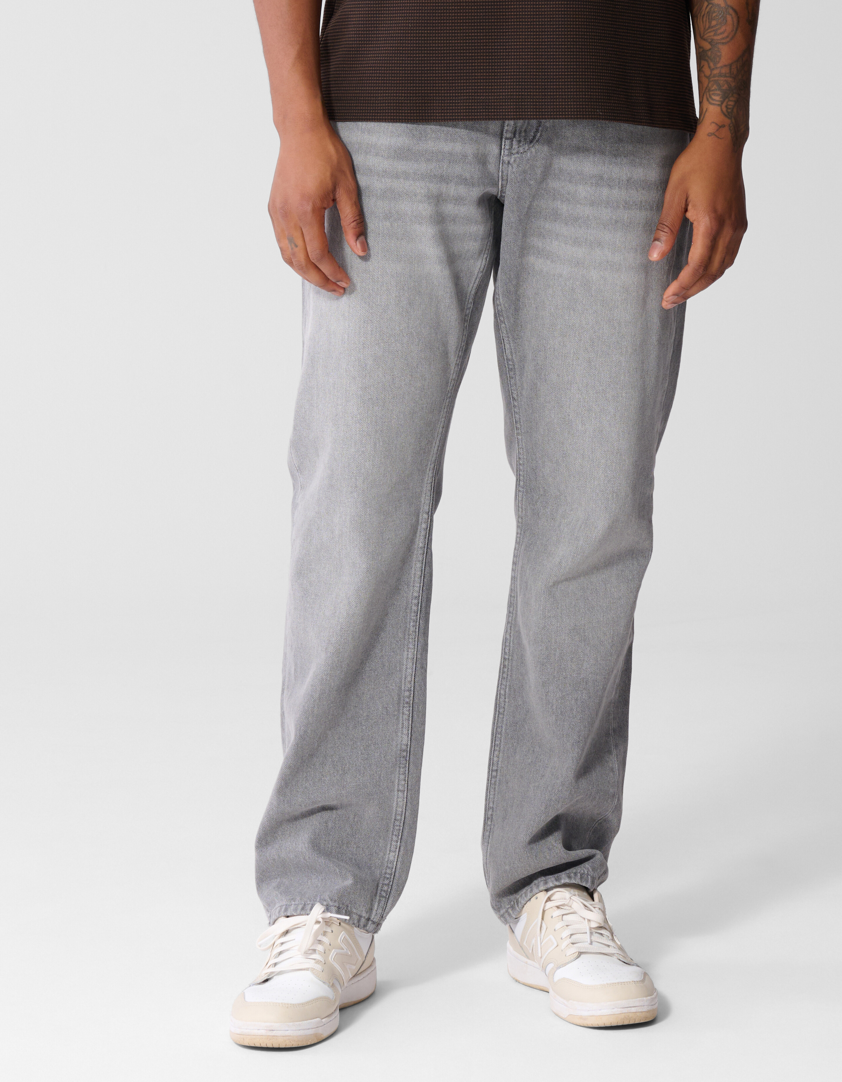Modern Straight Fit Lichtgrijs L32 SHOEBY MEN