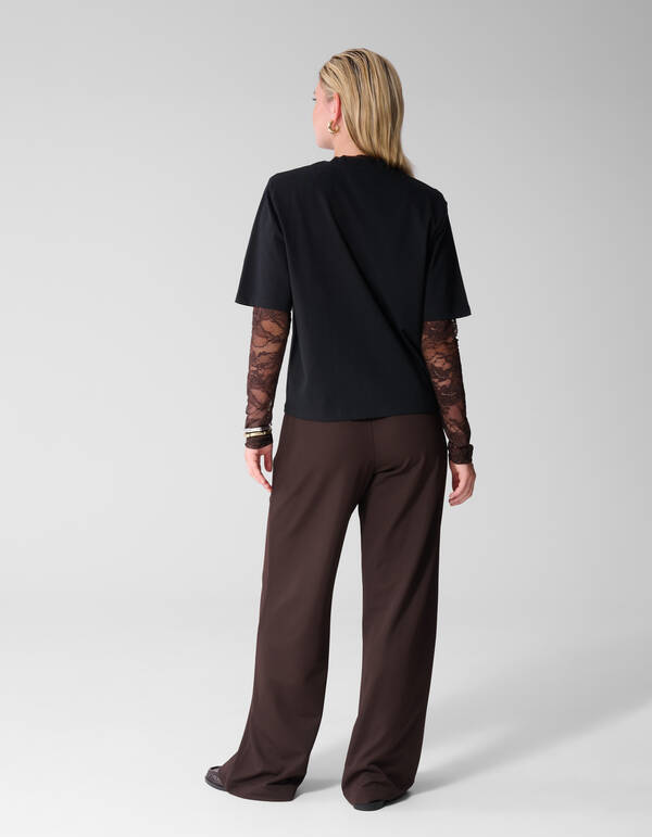 Padded T-shirt Zwart SHOEBY WOMEN