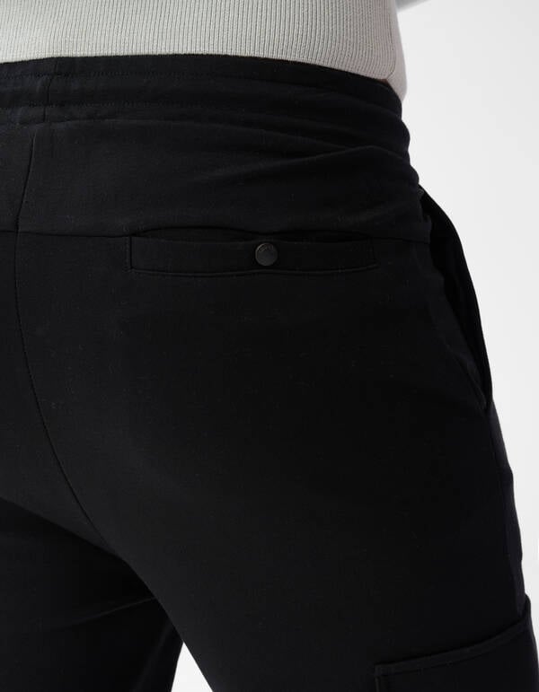 Tricot Cargo Broek Zwart SHOEBY MEN