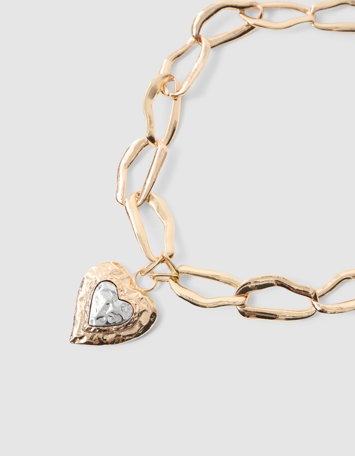 Hammerd Heart Ketting Goud SHOEBY ACCESSOIRES