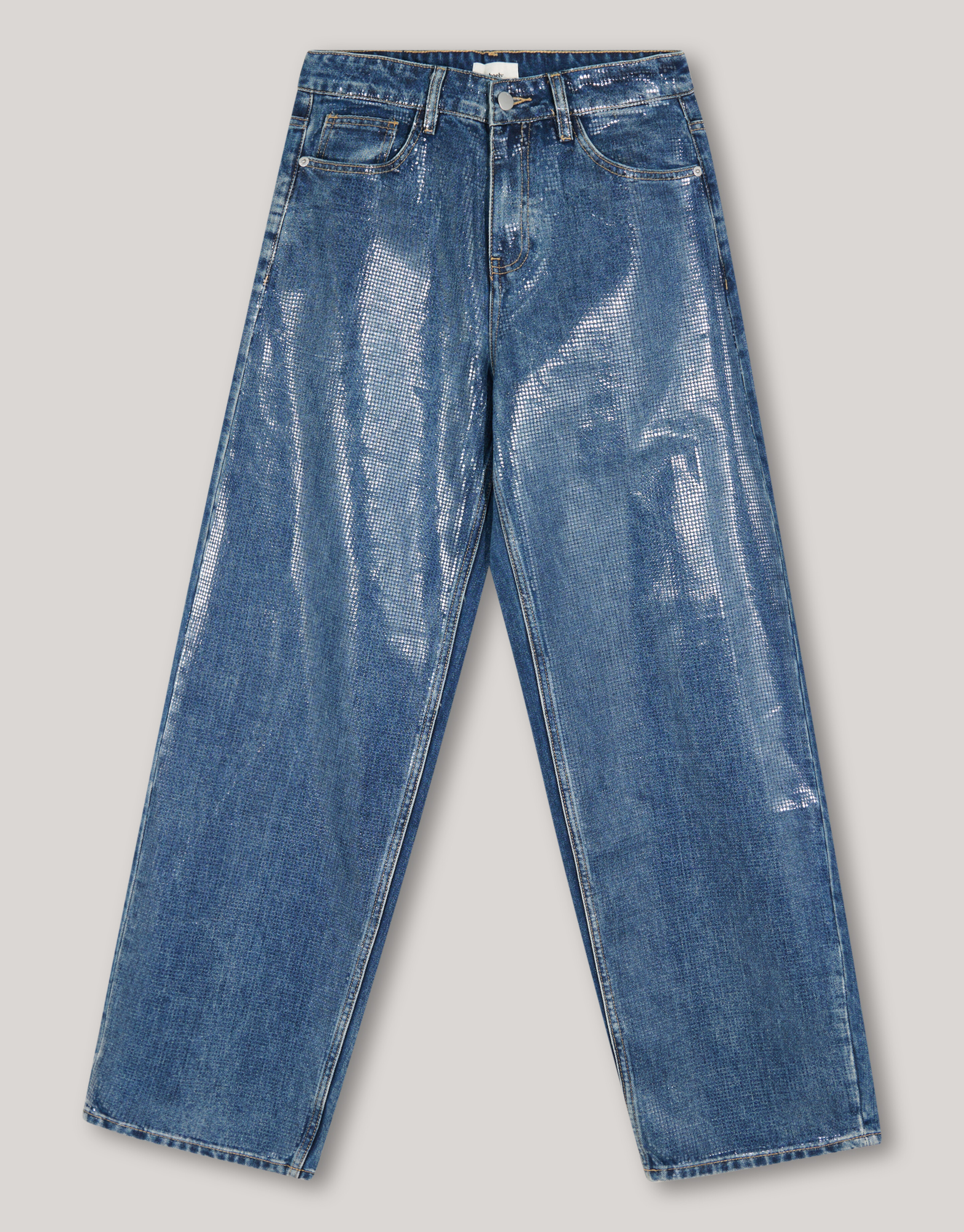 Foil Barrel Fit Jeans Mediumstone SHOEBY WOMEN