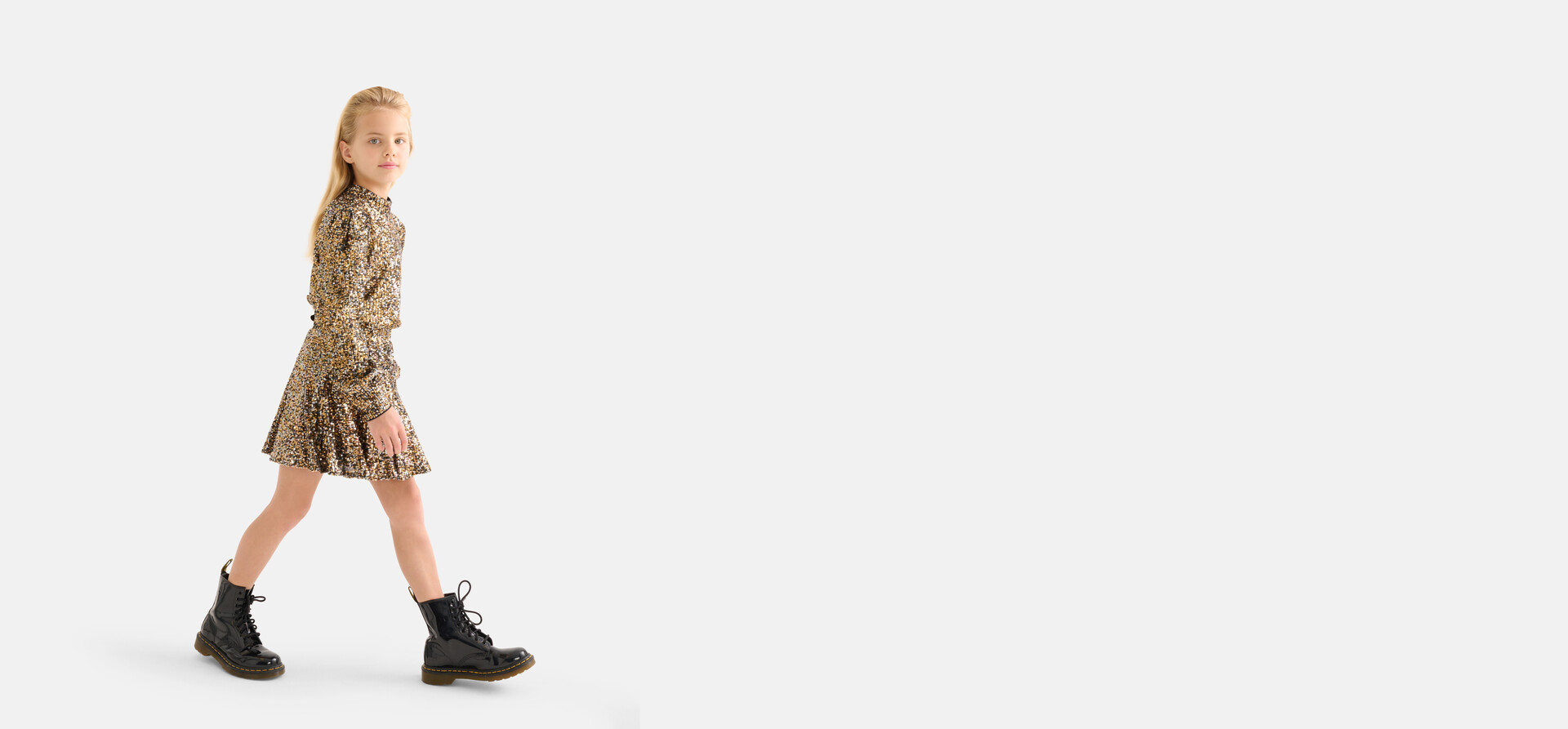 Pailletten Rok Goud/Zilver By Nicolette SHOEBY GIRLS