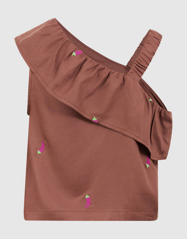 Chili Ruffle Top Bruin SHOEBY GIRLS