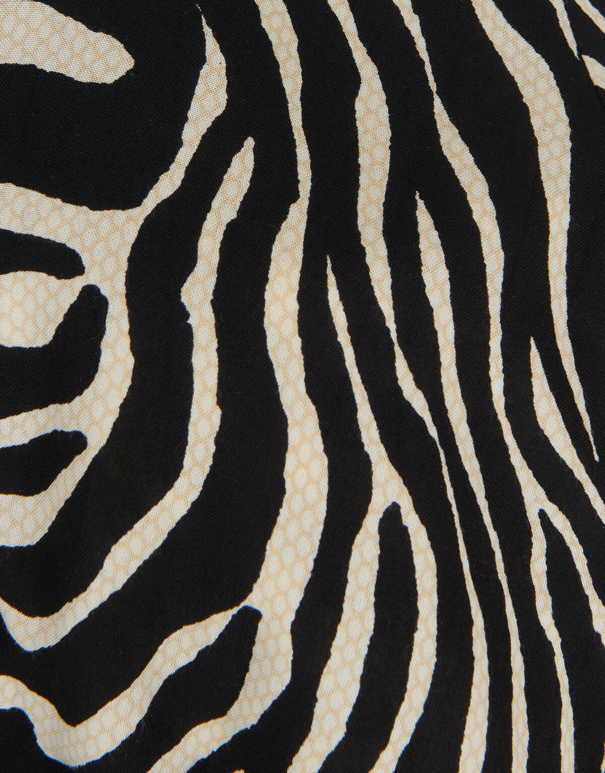 Zebra Blouse Zwart/Gebroken Wit SHOEBY GIRLS