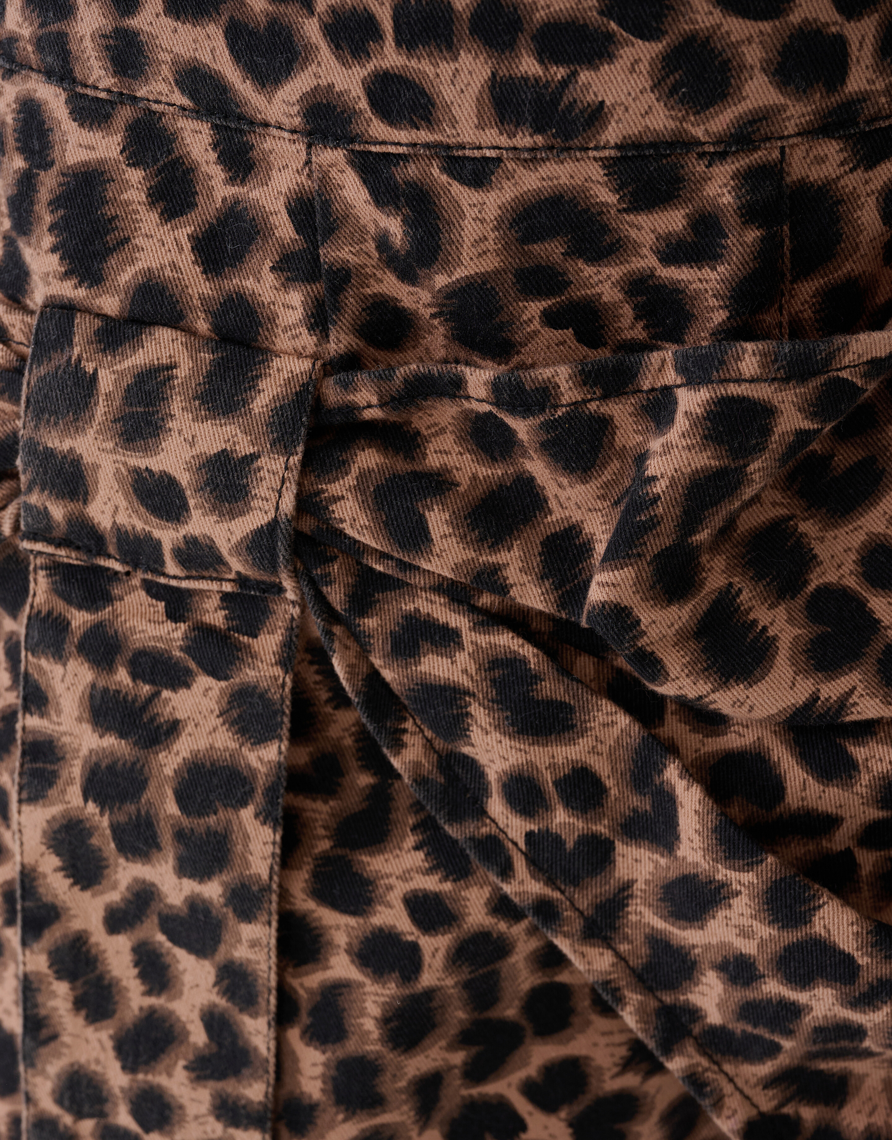 Leopard Twill Skort Bruin SHOEBY GIRLS