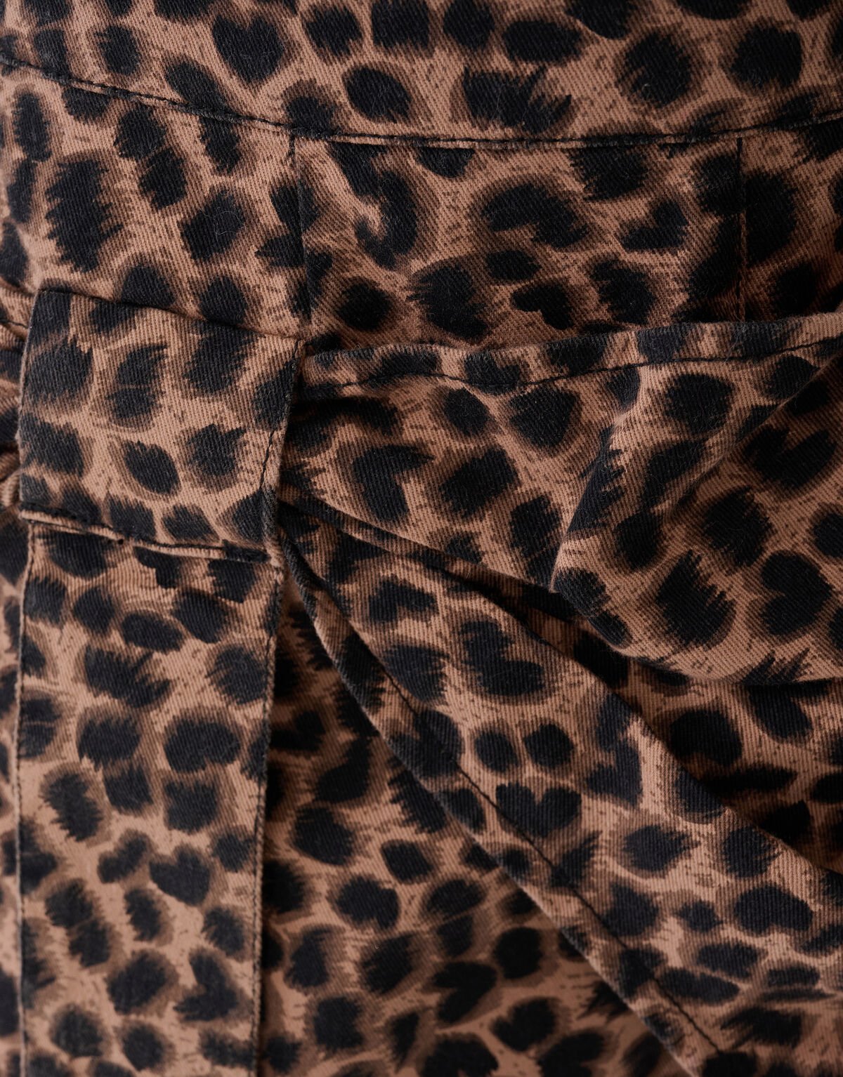 Leopard Twill Skort Bruin SHOEBY GIRLS