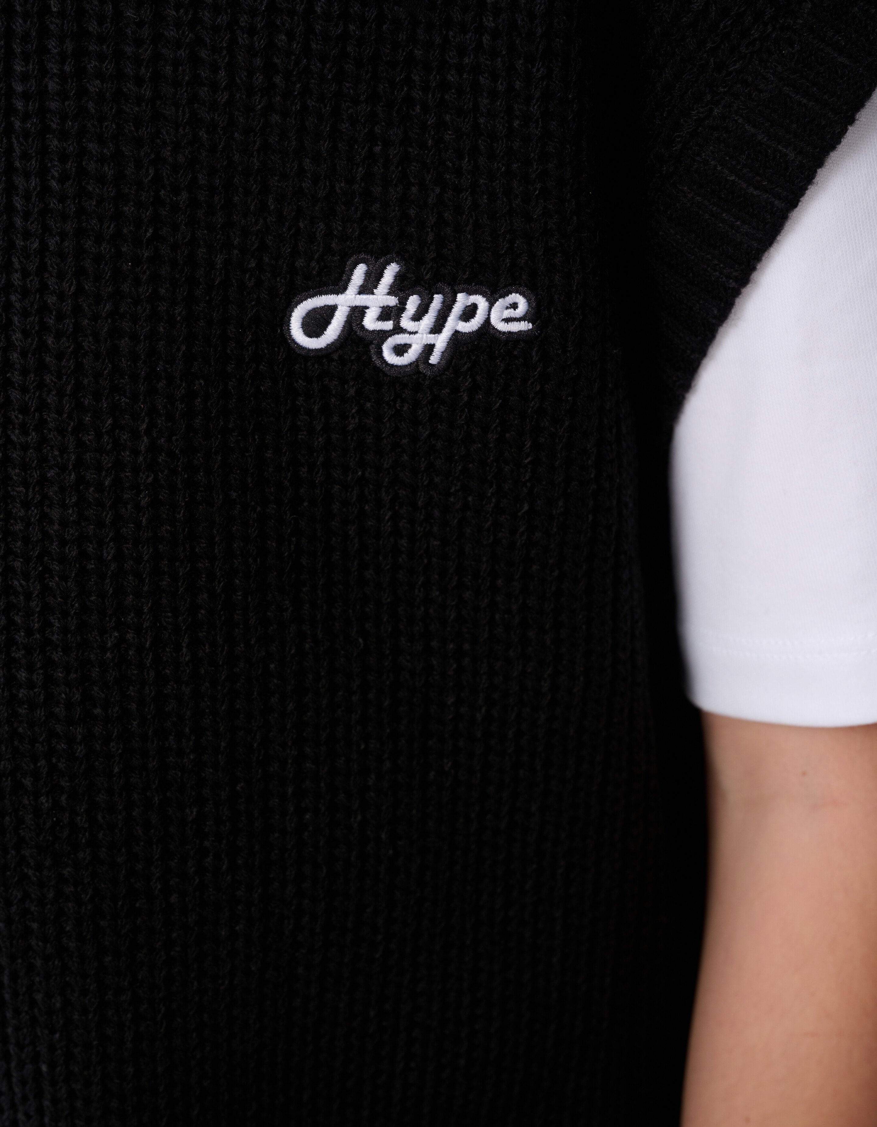 Gebreide Spencer Zwart SHOEBY BOYS