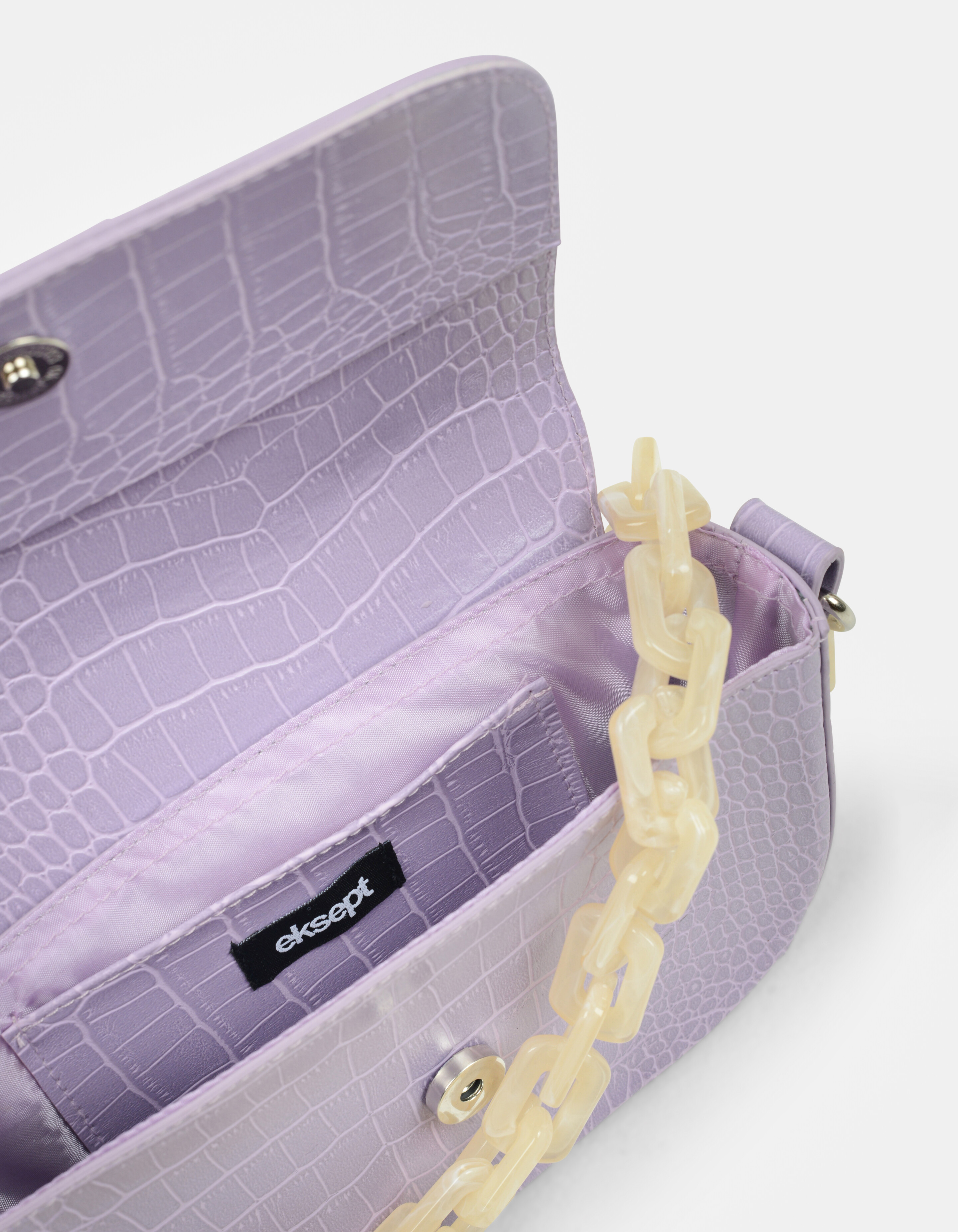 Lila Croco Tas ACCESSOIRES SHOEBY