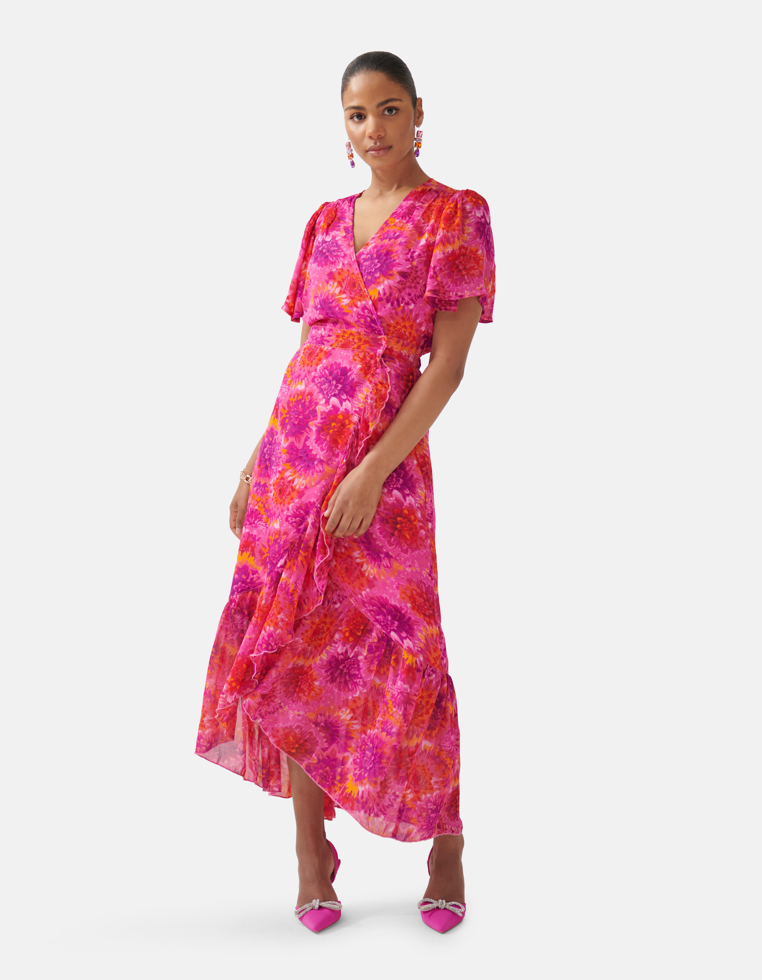 Printed Jurk Roze SHOEBY WOMEN