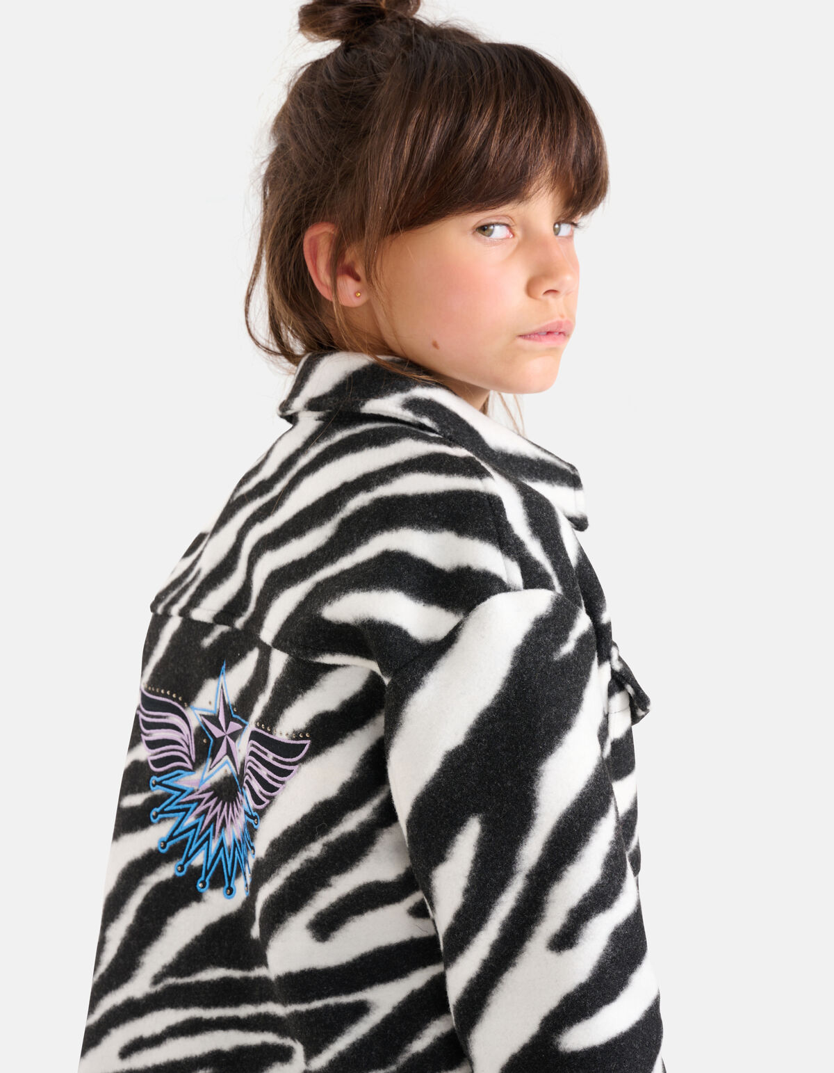 Western Embroidery Jack Zwart/Wit SHOEBY GIRLS