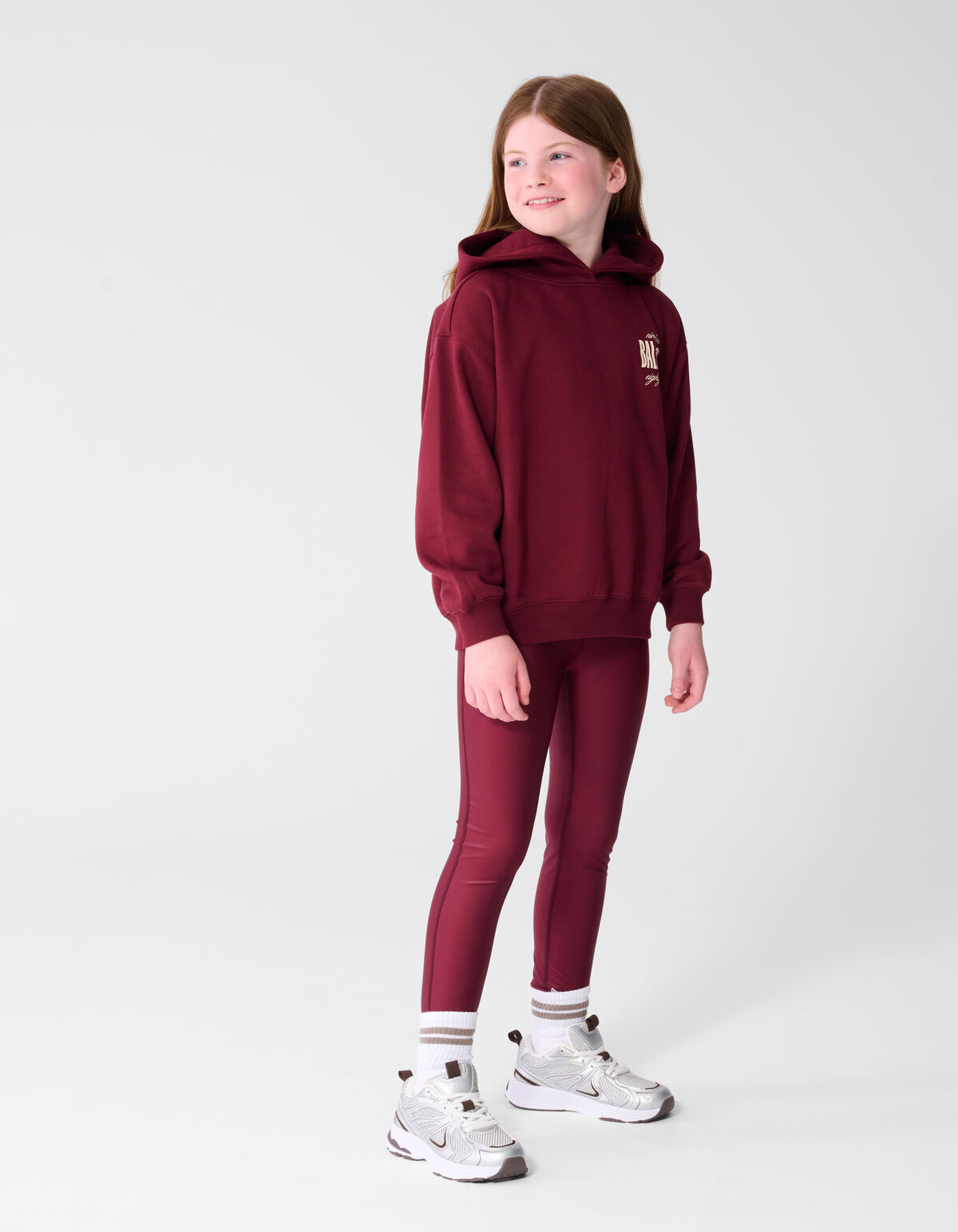 Shiny Legging Donkerrood SHOEBY GIRLS