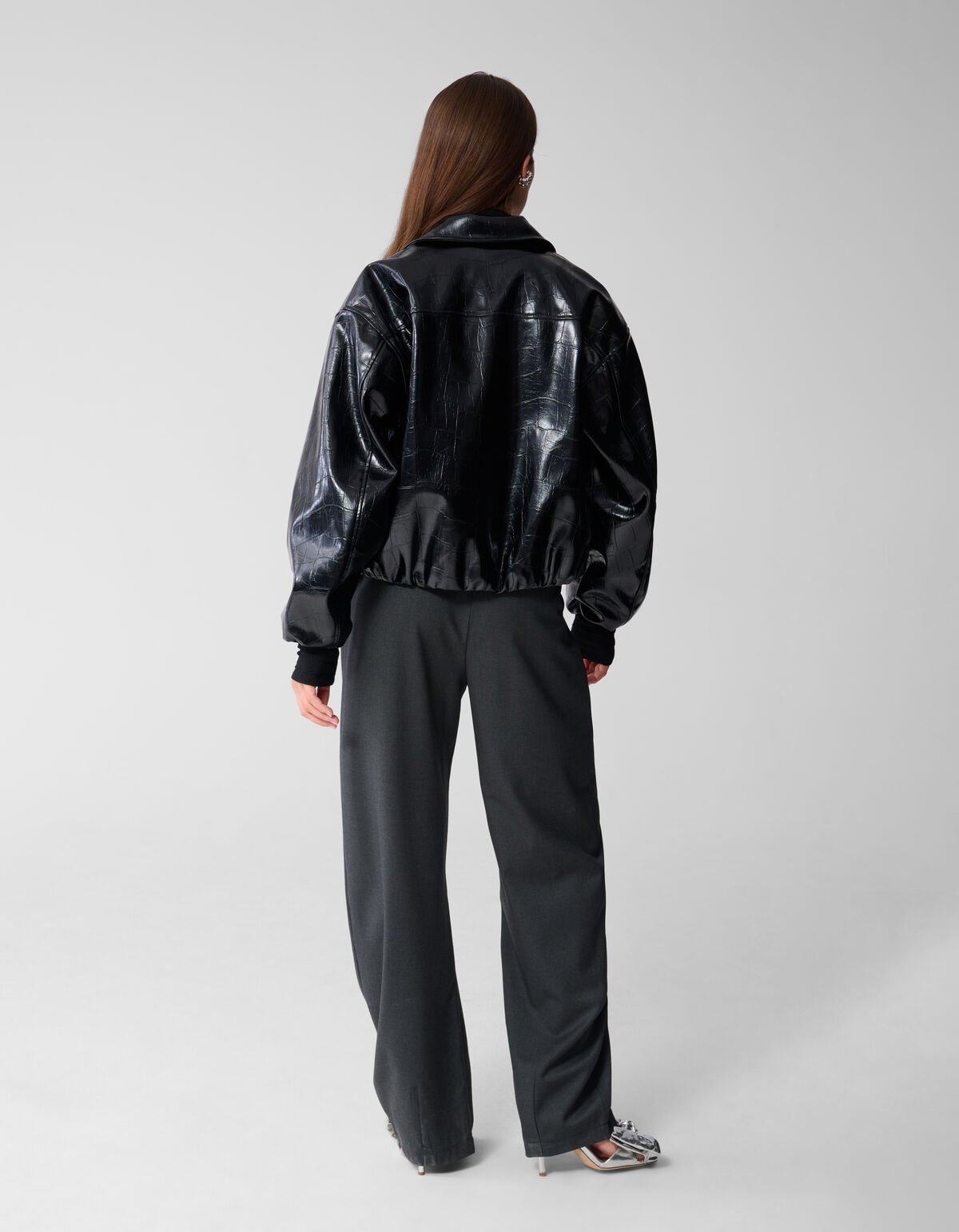Oversized Croco Bomber Jack Zwart SHOEBY WOMEN