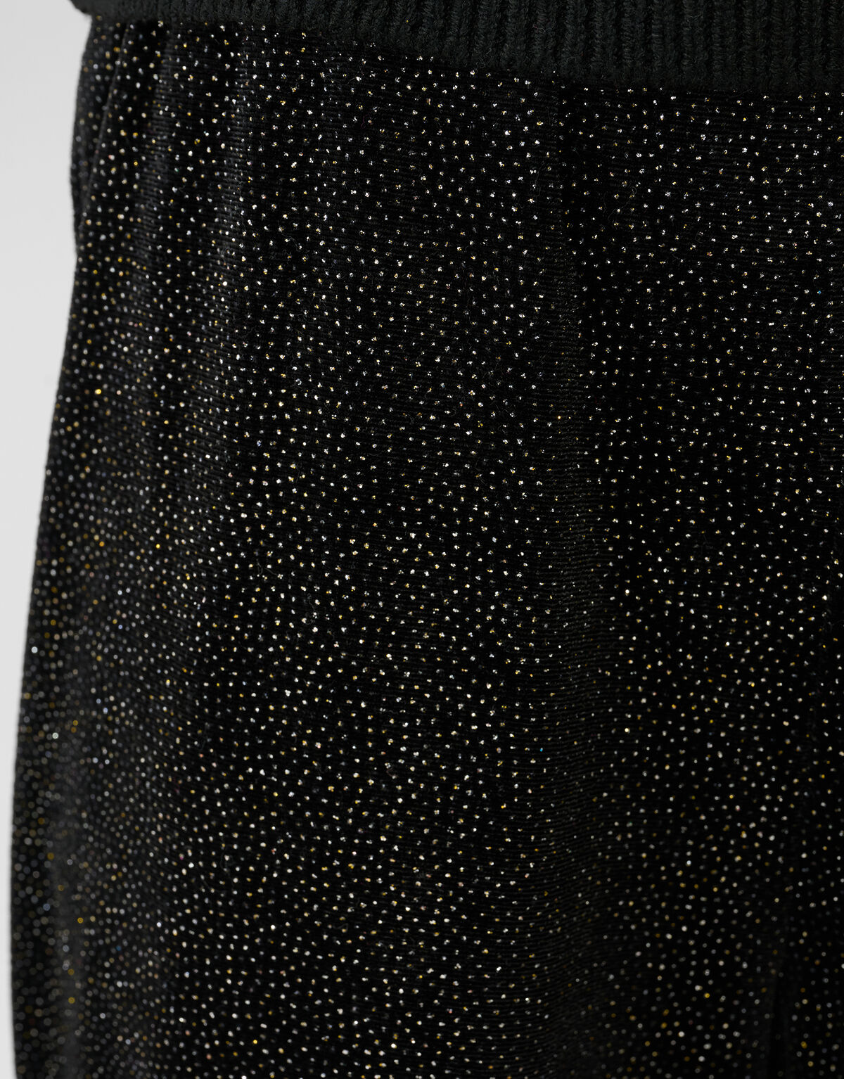 Velvet Wide Leg Broek Zwart SHOEBY GIRLS