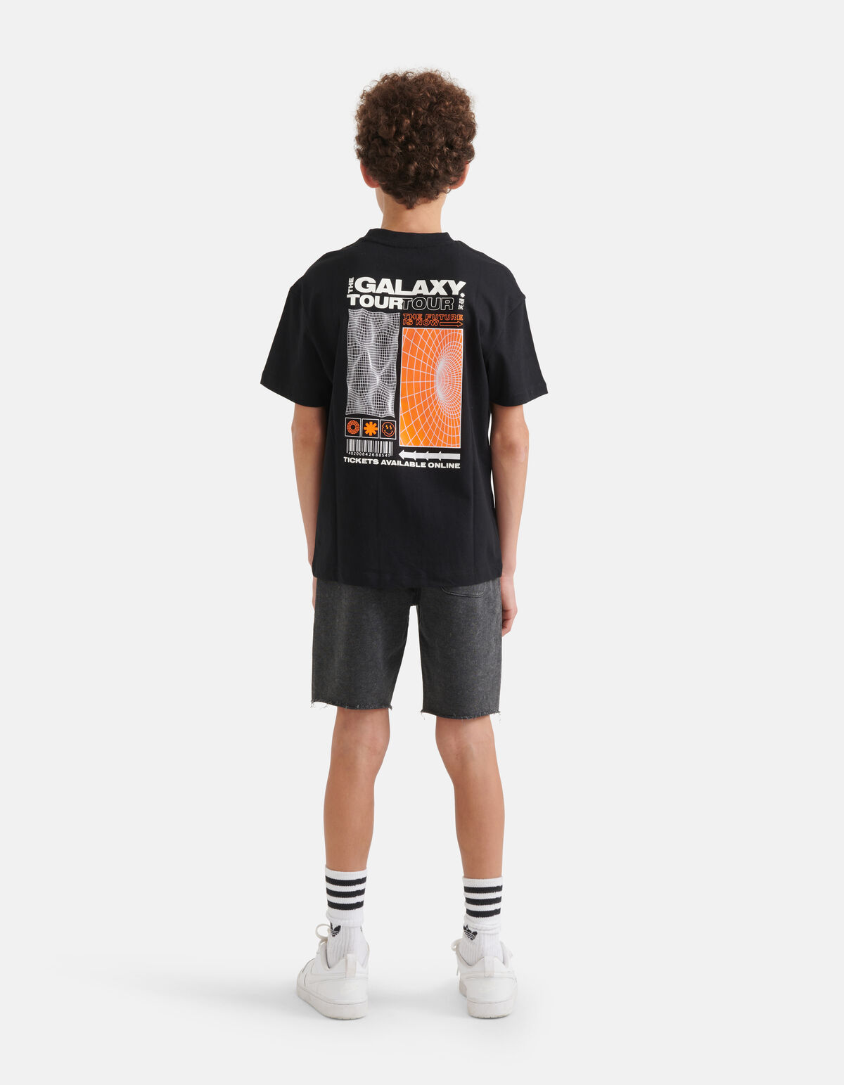 Grafisch Artwork T-shirt Zwart SHOEBY BOYS