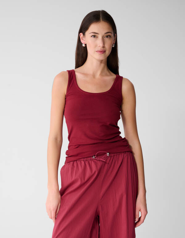 Basic Tanktop Rood SHOEBY WOMEN