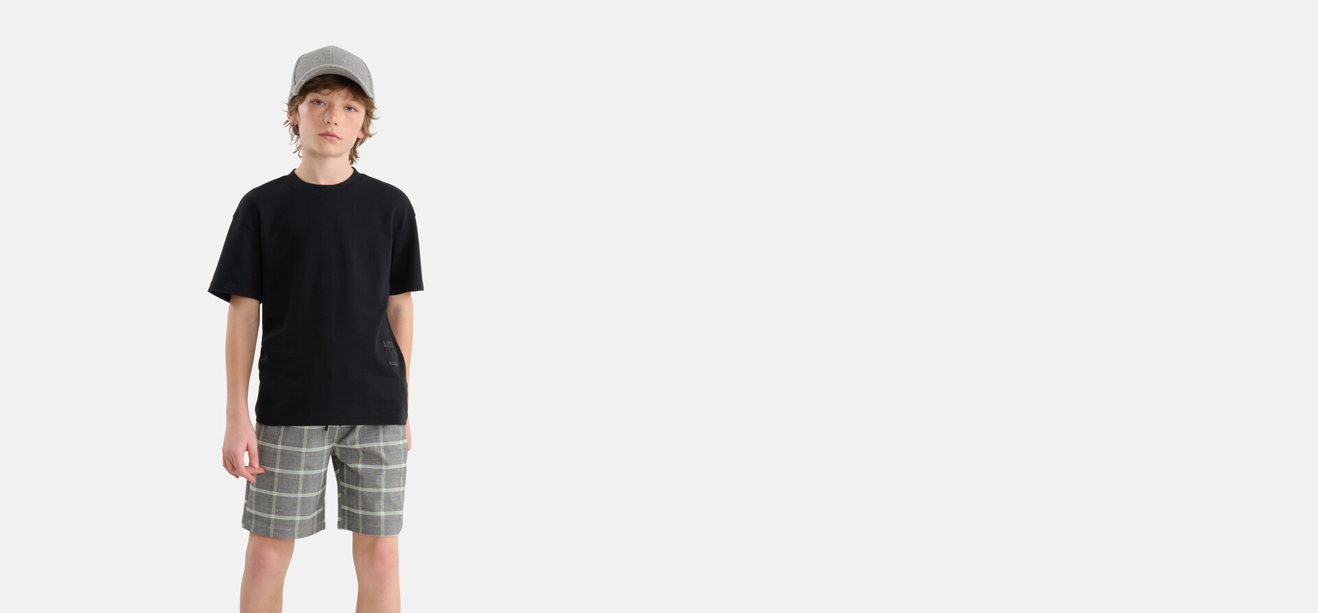 Heavy Basis T-shirt Zwart SHOEBY BOYS