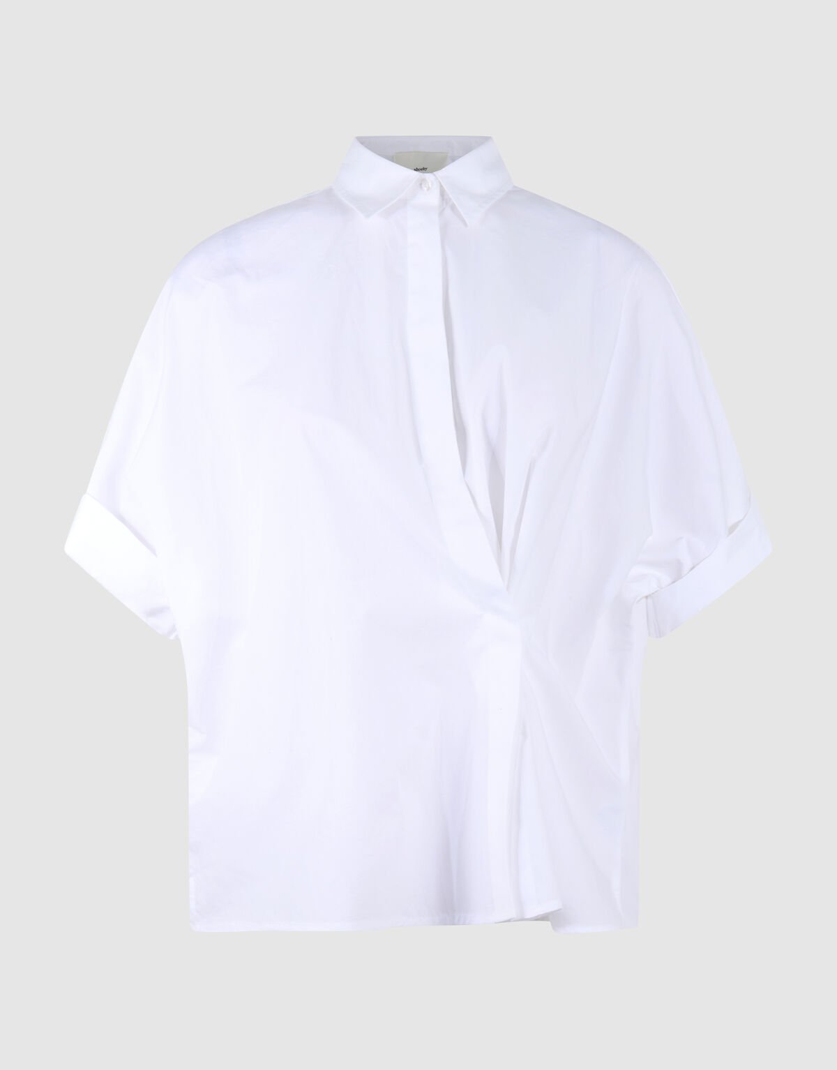 Oversized Short Sleeve Blouse Wit By Lonneke SHOEBY WOMEN