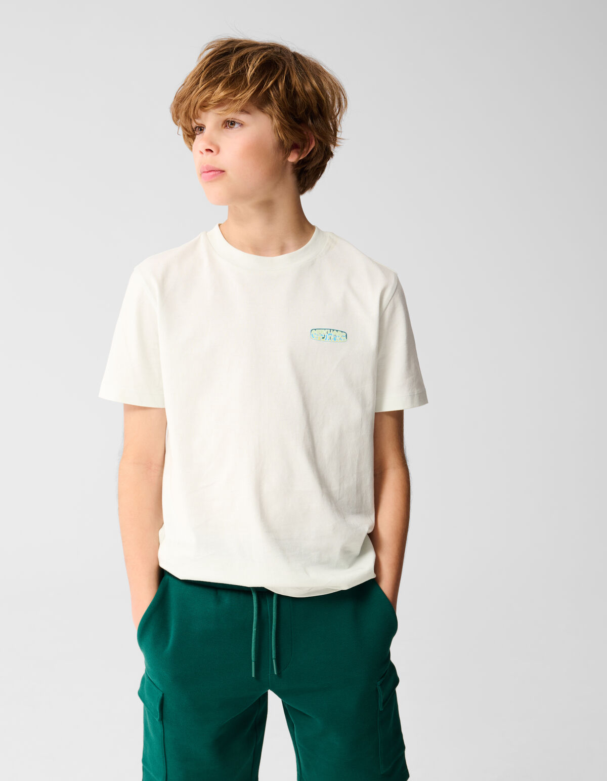 Offshore Artwork T-shirt Gebroken Wit SHOEBY BOYS