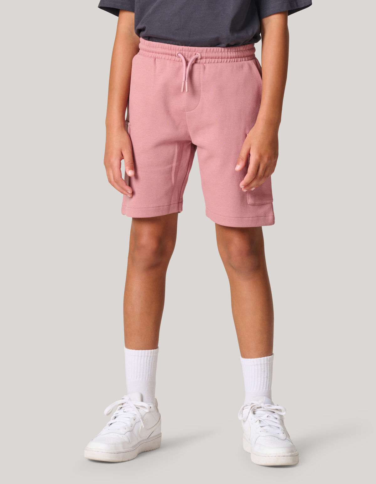 Pique Cargo Short Donkerroze SHOEBY BOYS