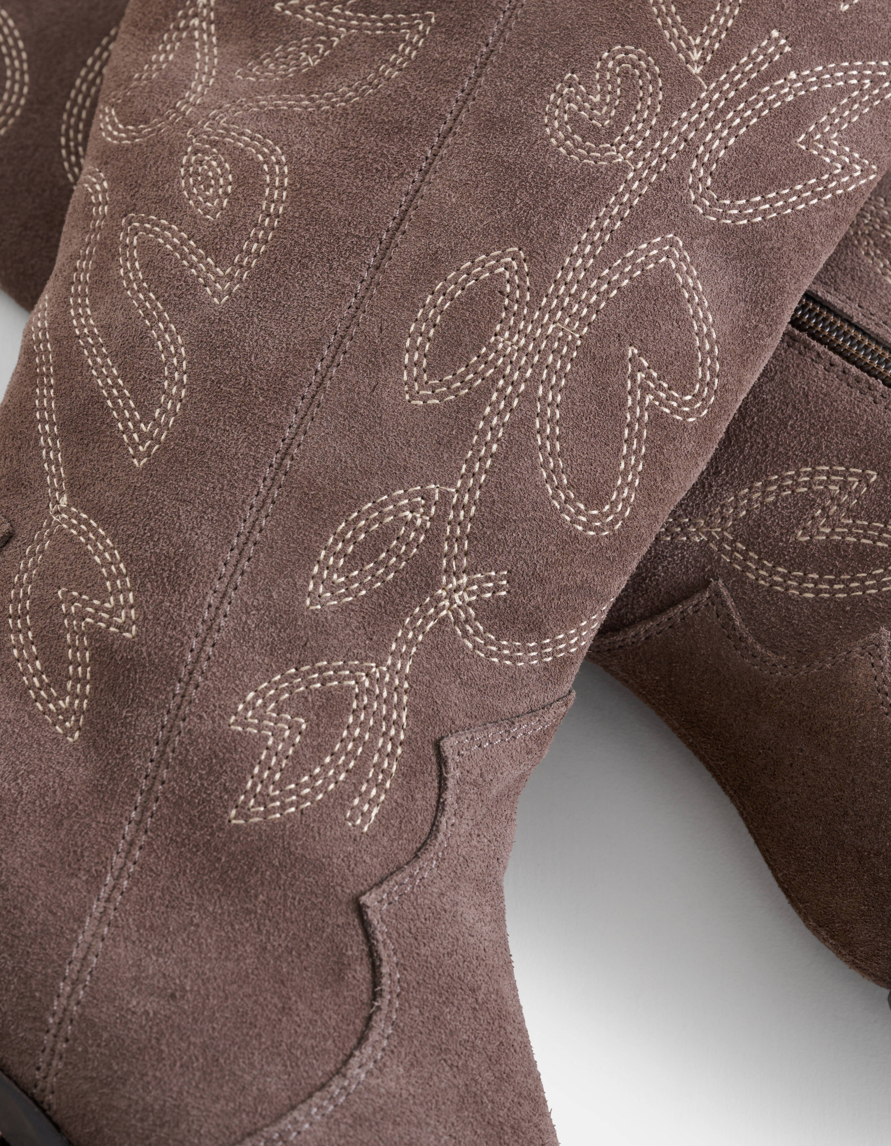 Suede Western Laarzen Taupe SHOEBY SHOES