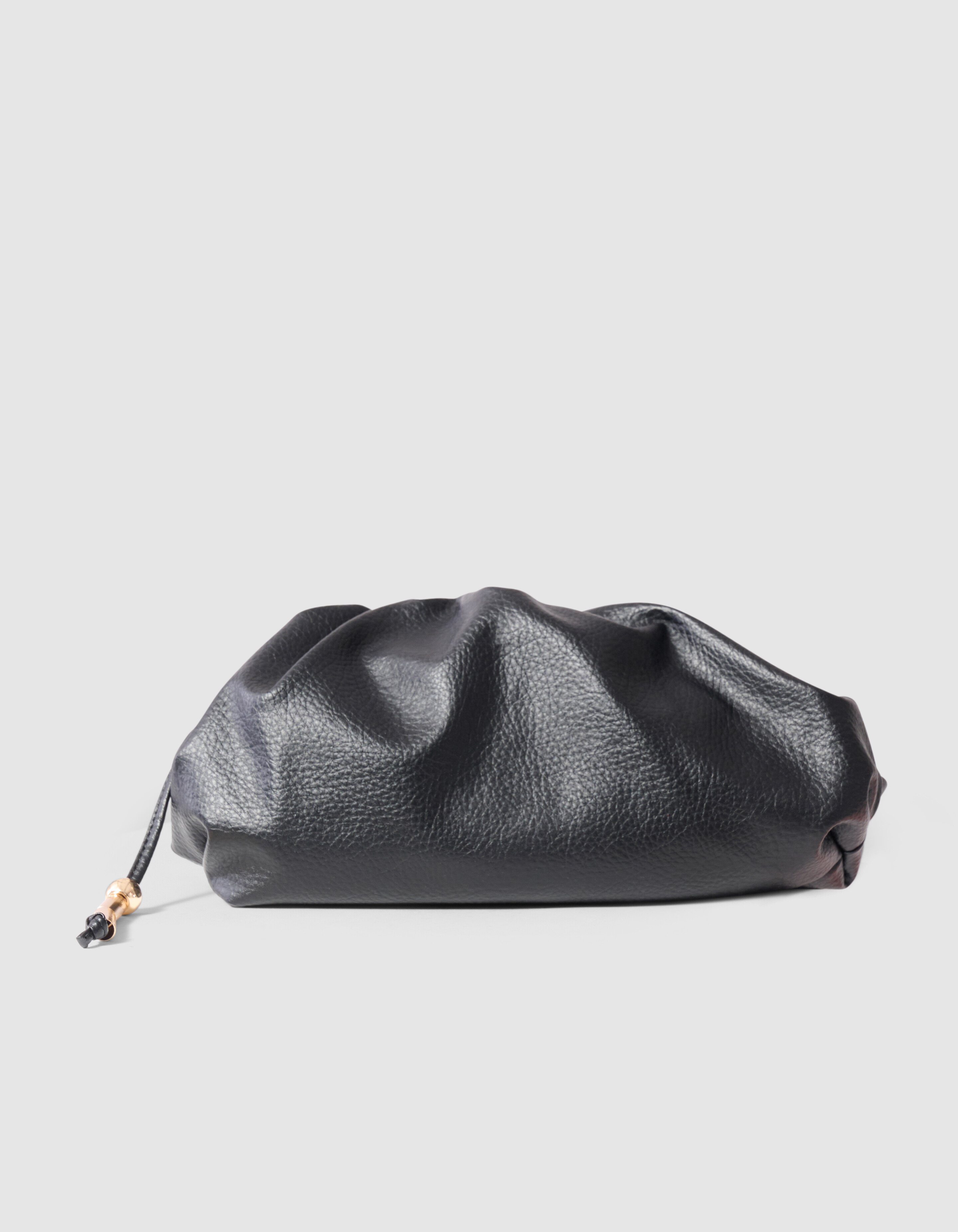 Vegan Leren Clutch Zwart SHOEBY ACCESSOIRES