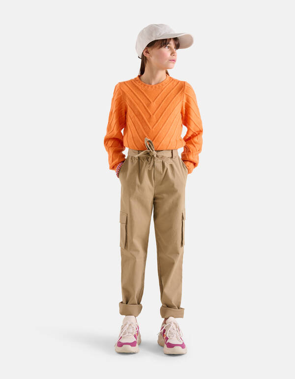 Cargo Broek Beige SHOEBY GIRLS