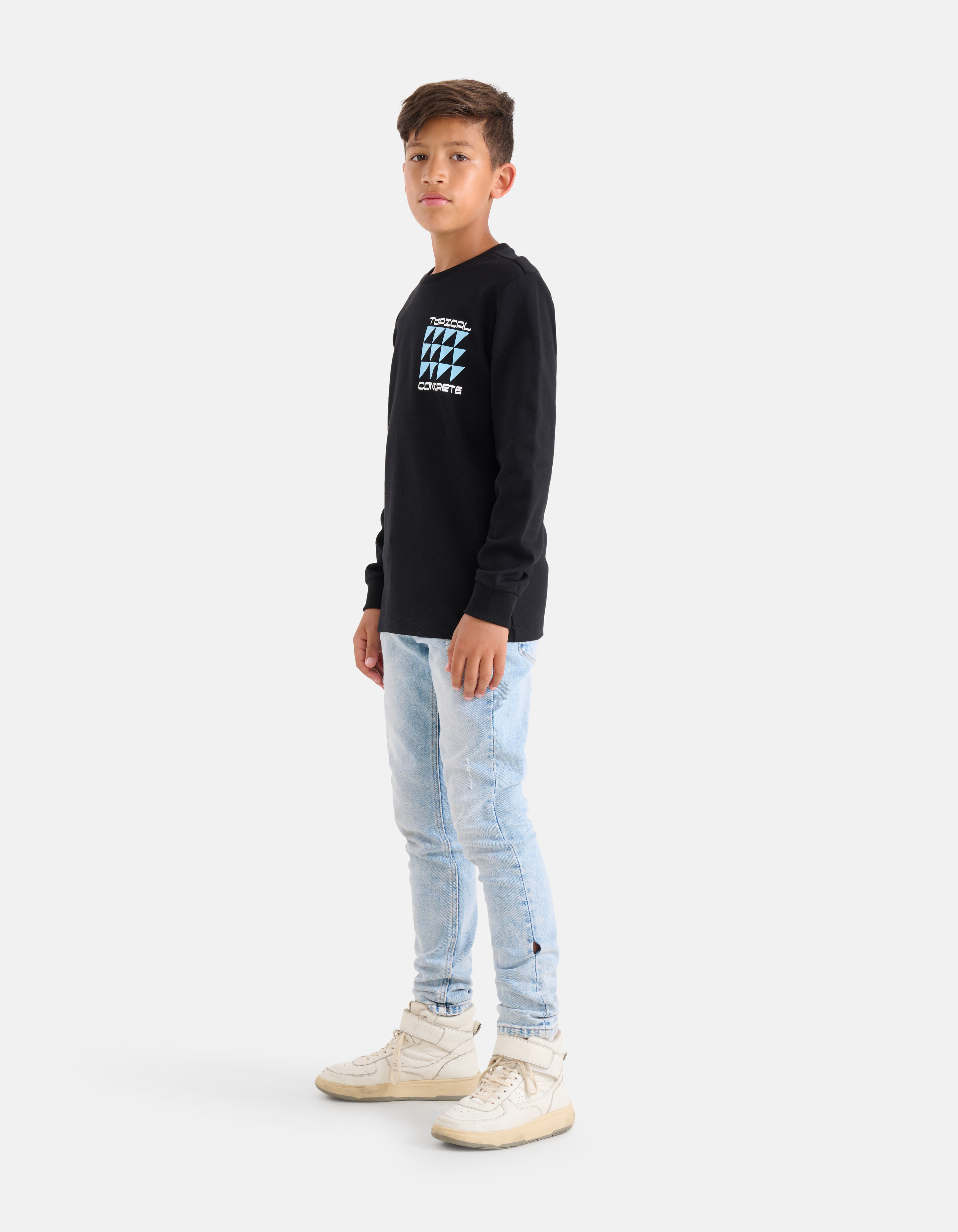 Print T-shirt Zwart SHOEBY BOYS