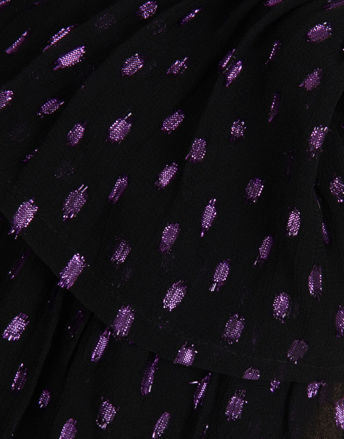 Lurex Glitter Rok Zwart SHOEBY GIRLS