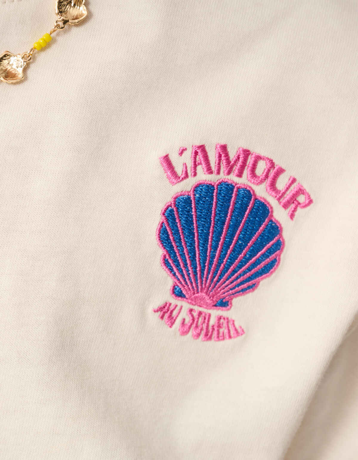 Schelp Overslag Top Gebroken Wit SHOEBY GIRLS